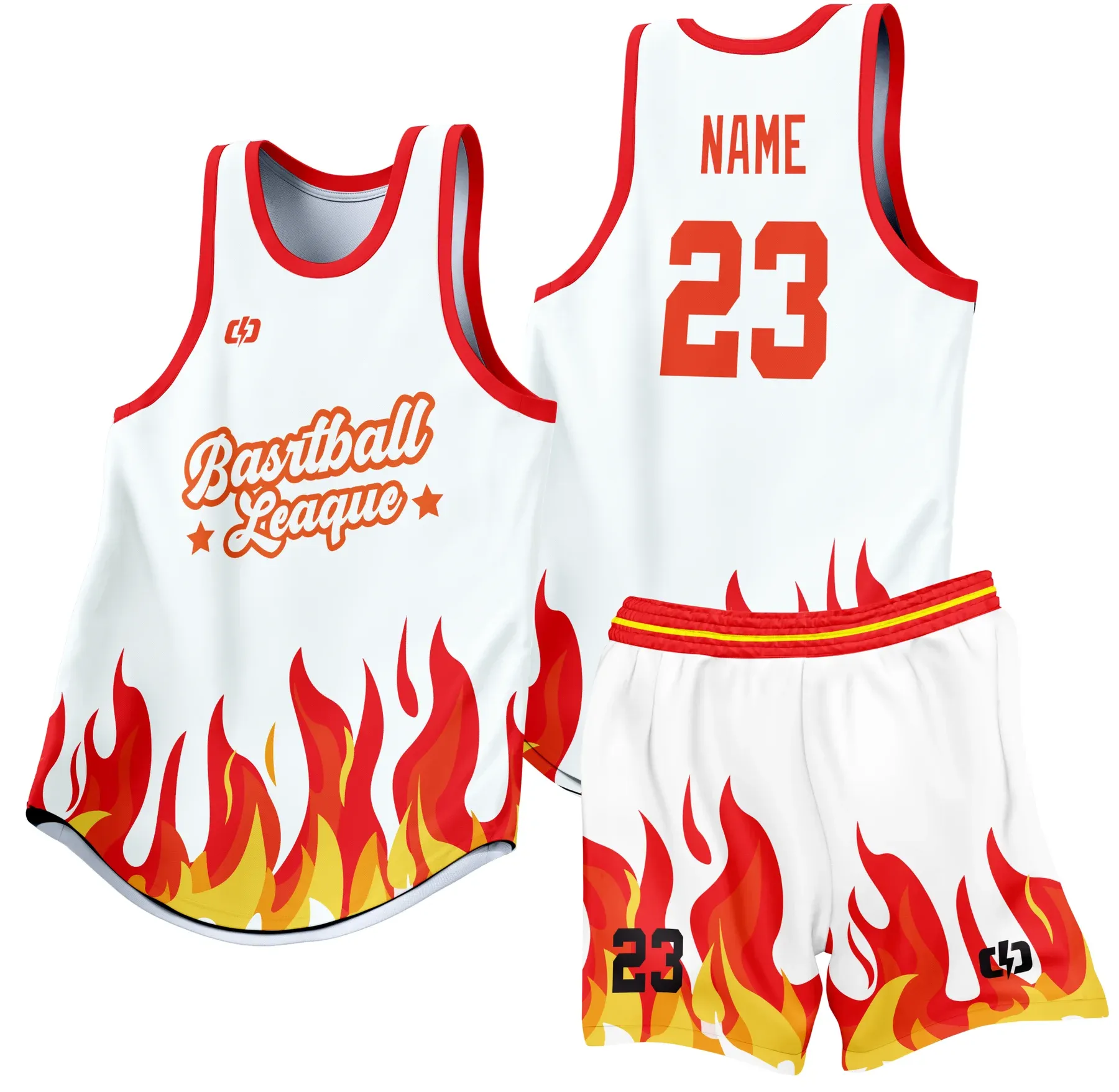 Custom basketball uniform design B29