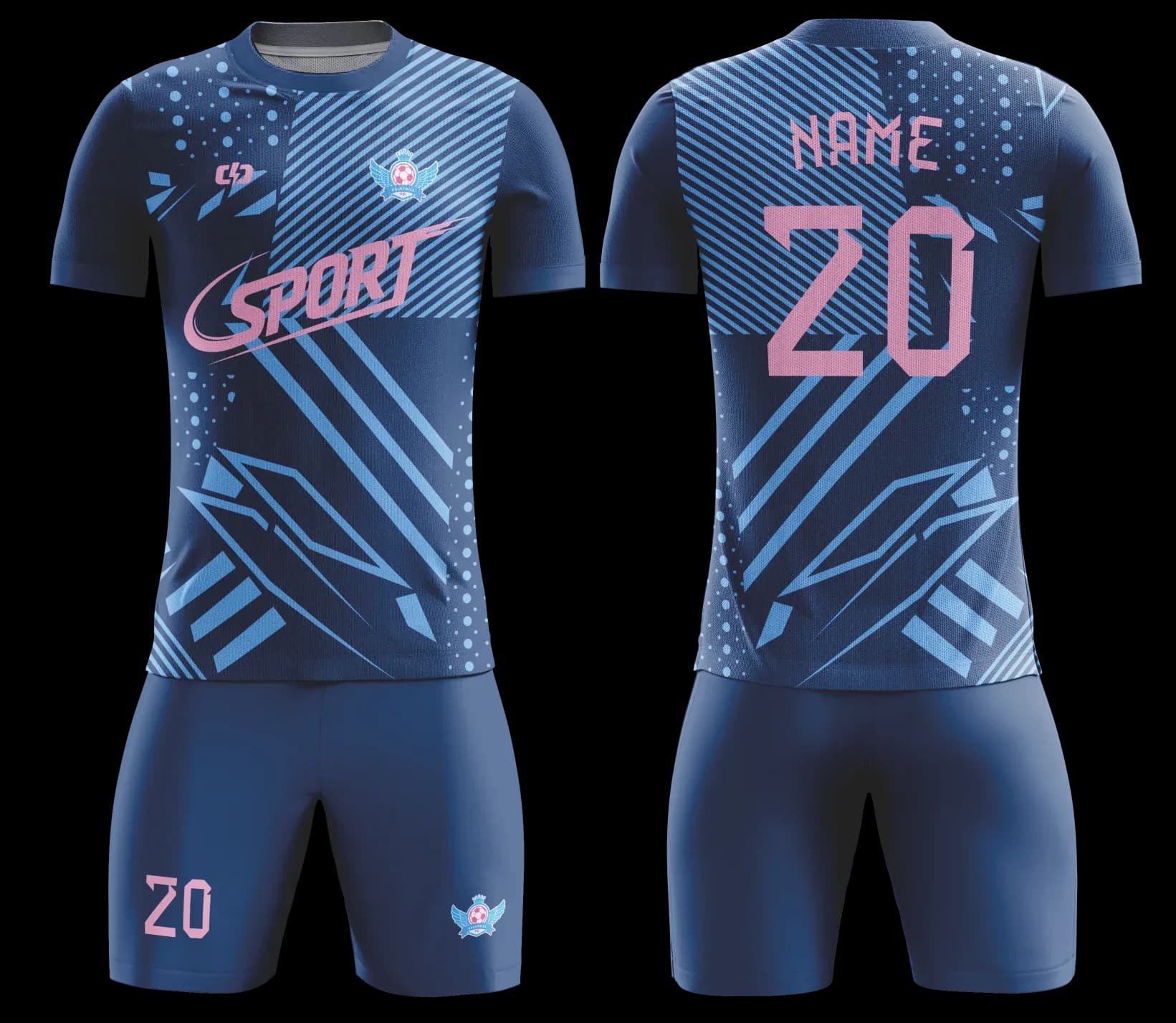 Custom soccer uniform design z87