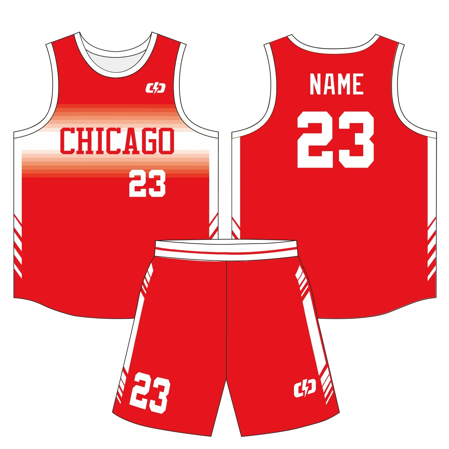 Custom basketball uniform design B36