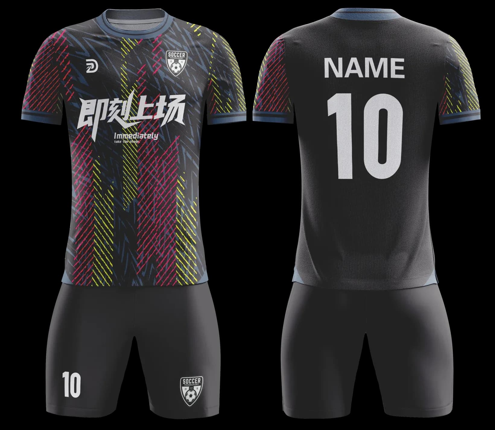 Custom soccer uniform design Z129JW