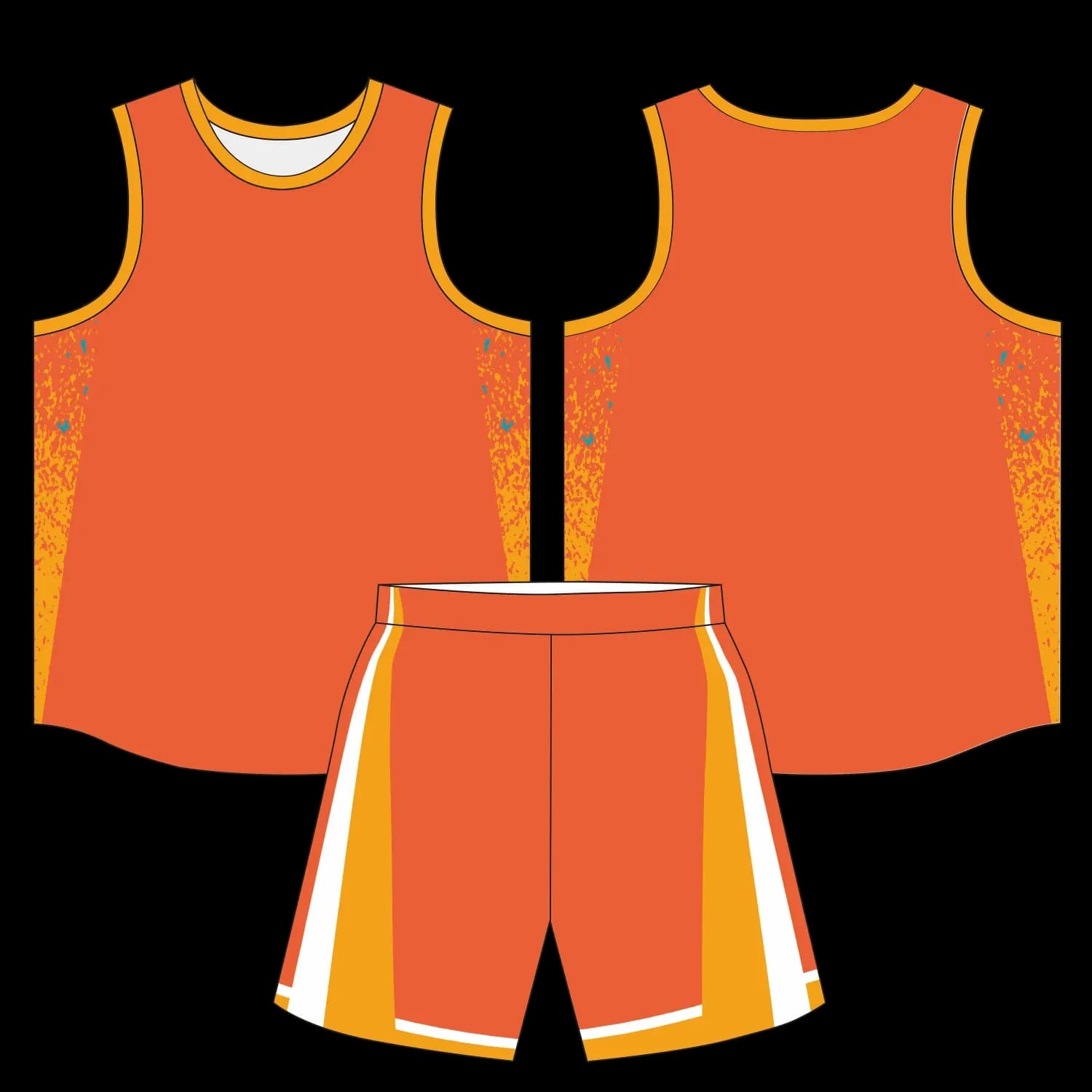 Custom basketball uniform design B14JW