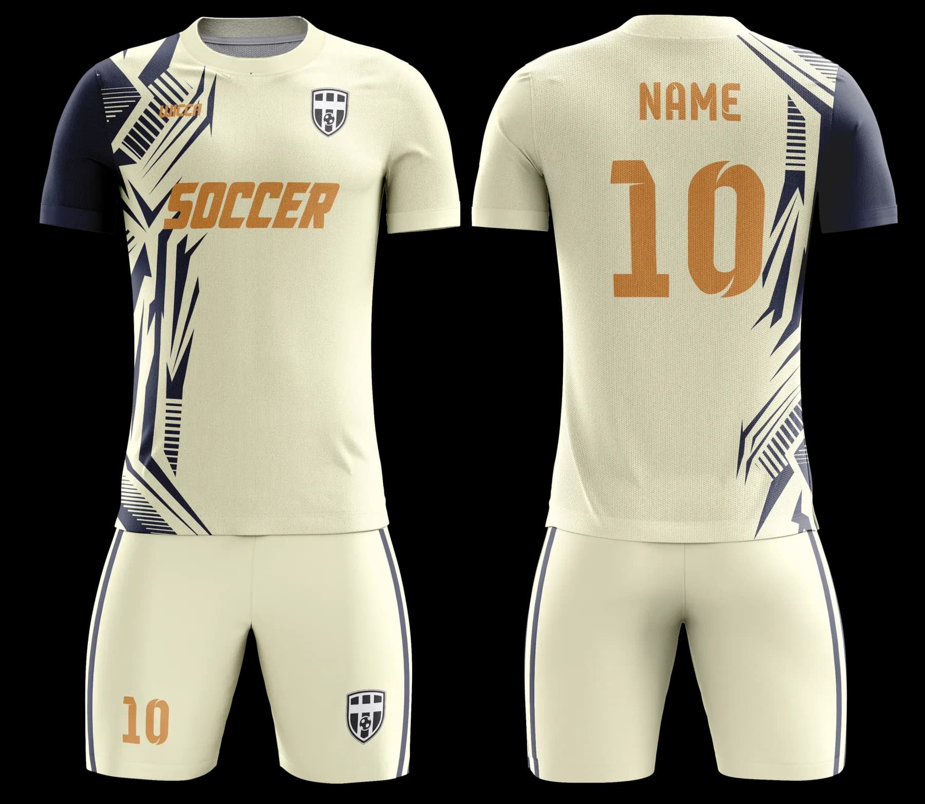 Custom soccer uniform design Z032JW