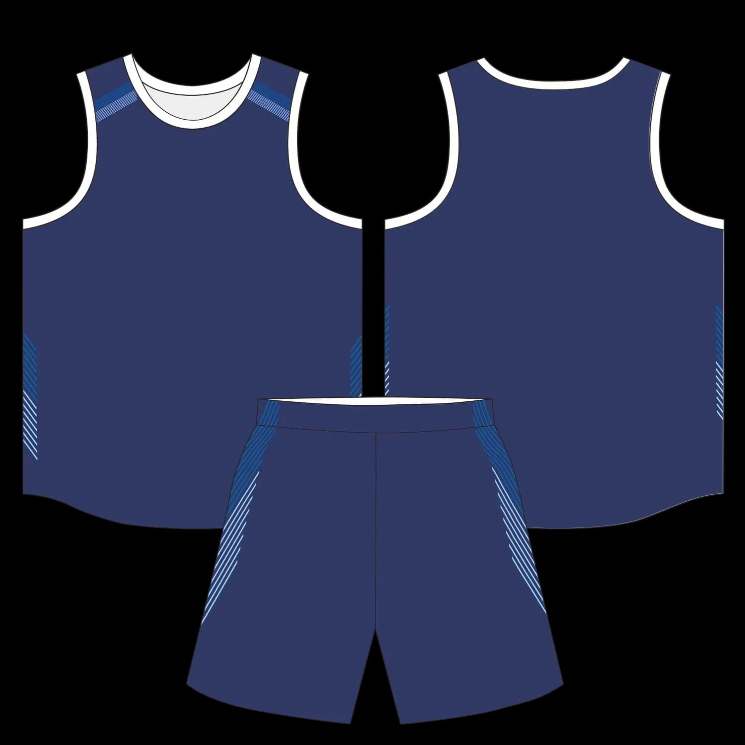 Custom basketball uniform design B22JW