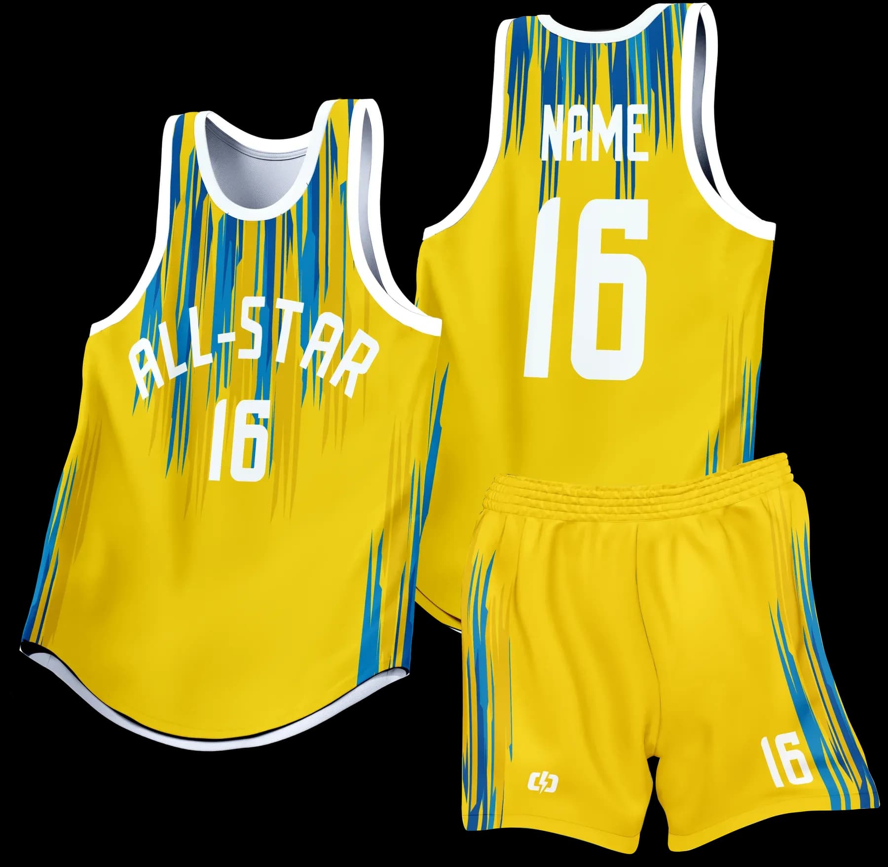 Custom basketball uniform design B67