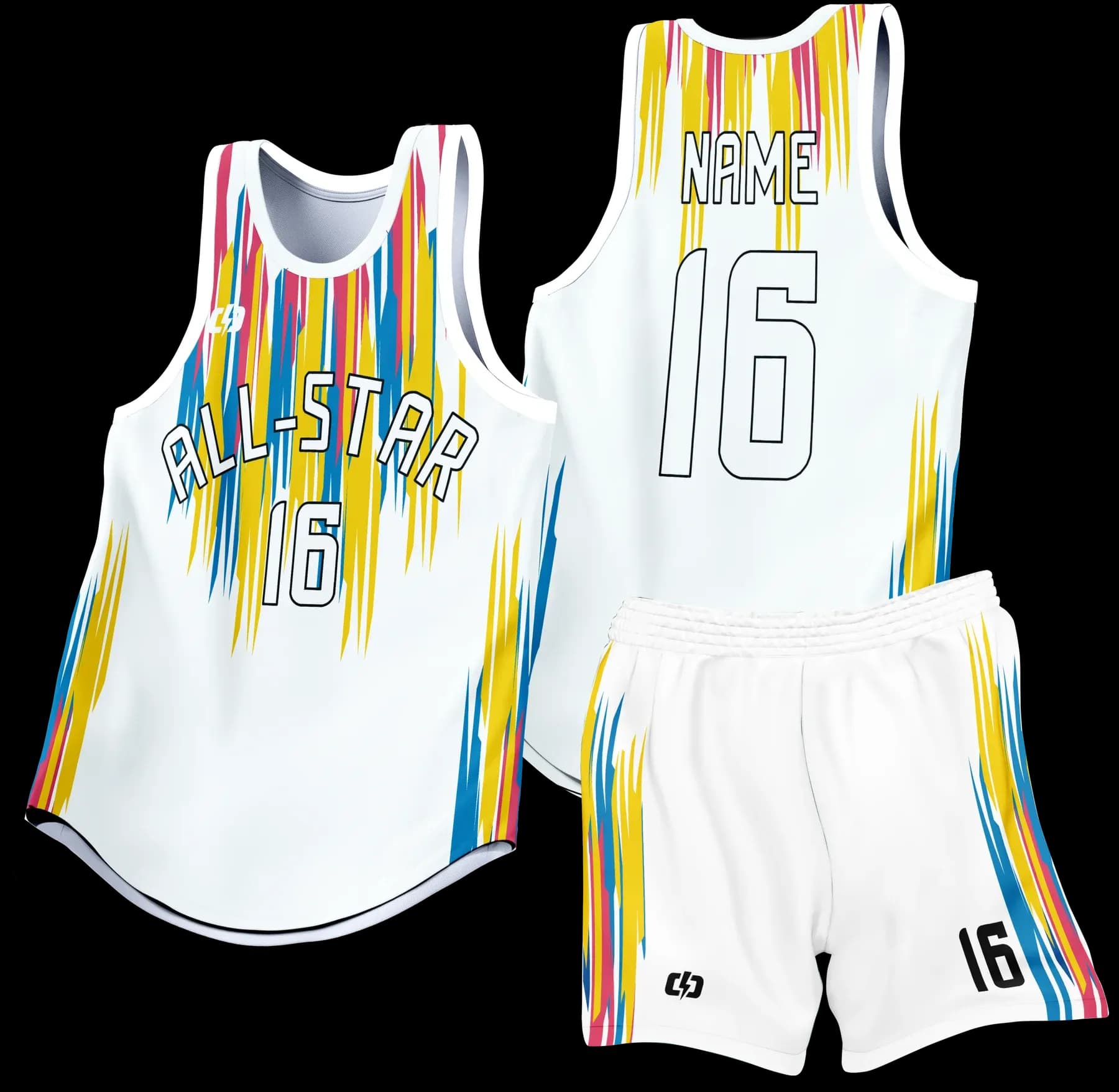 Custom basketball uniform design B67