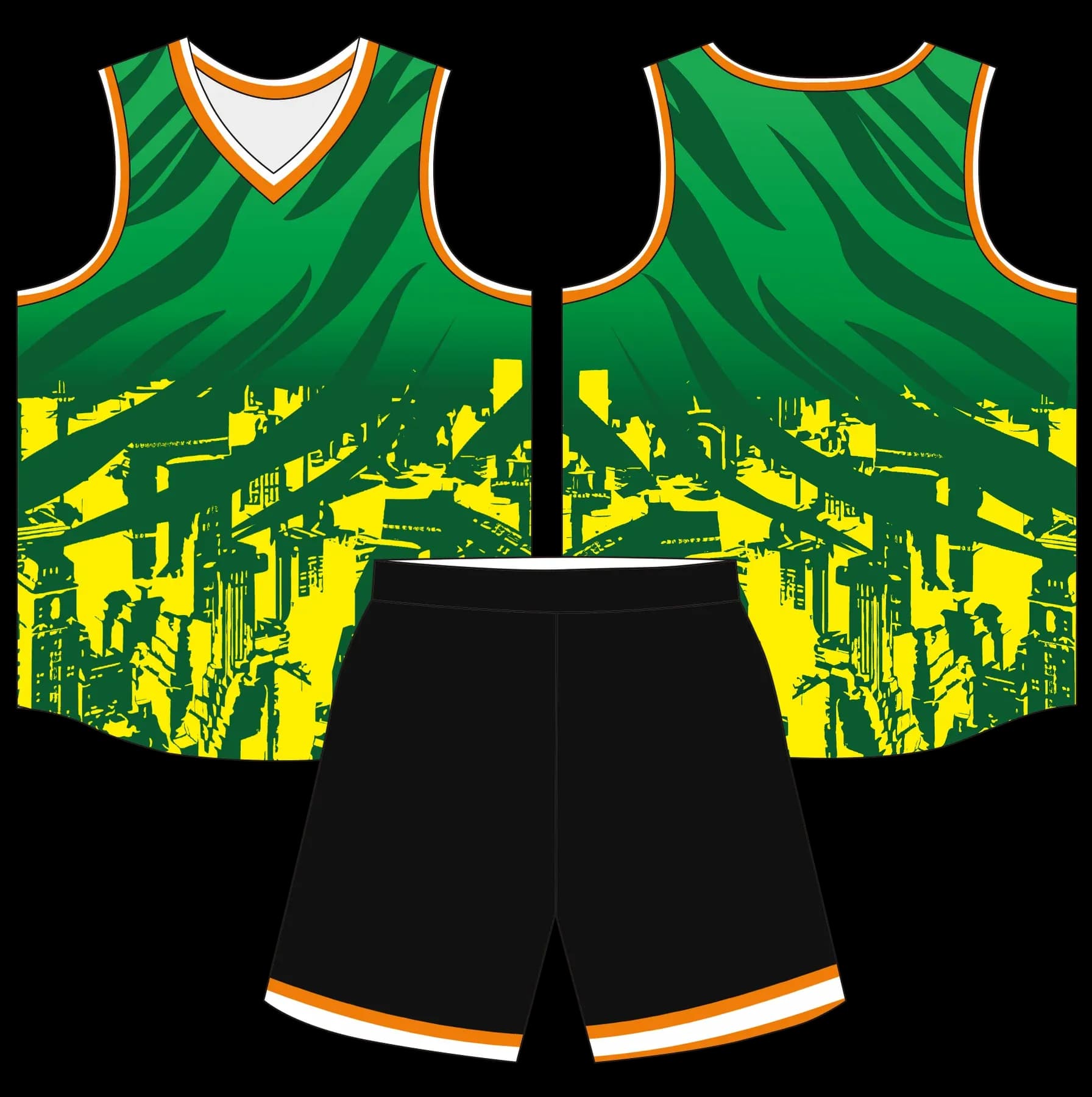 Custom basketball uniform design B92