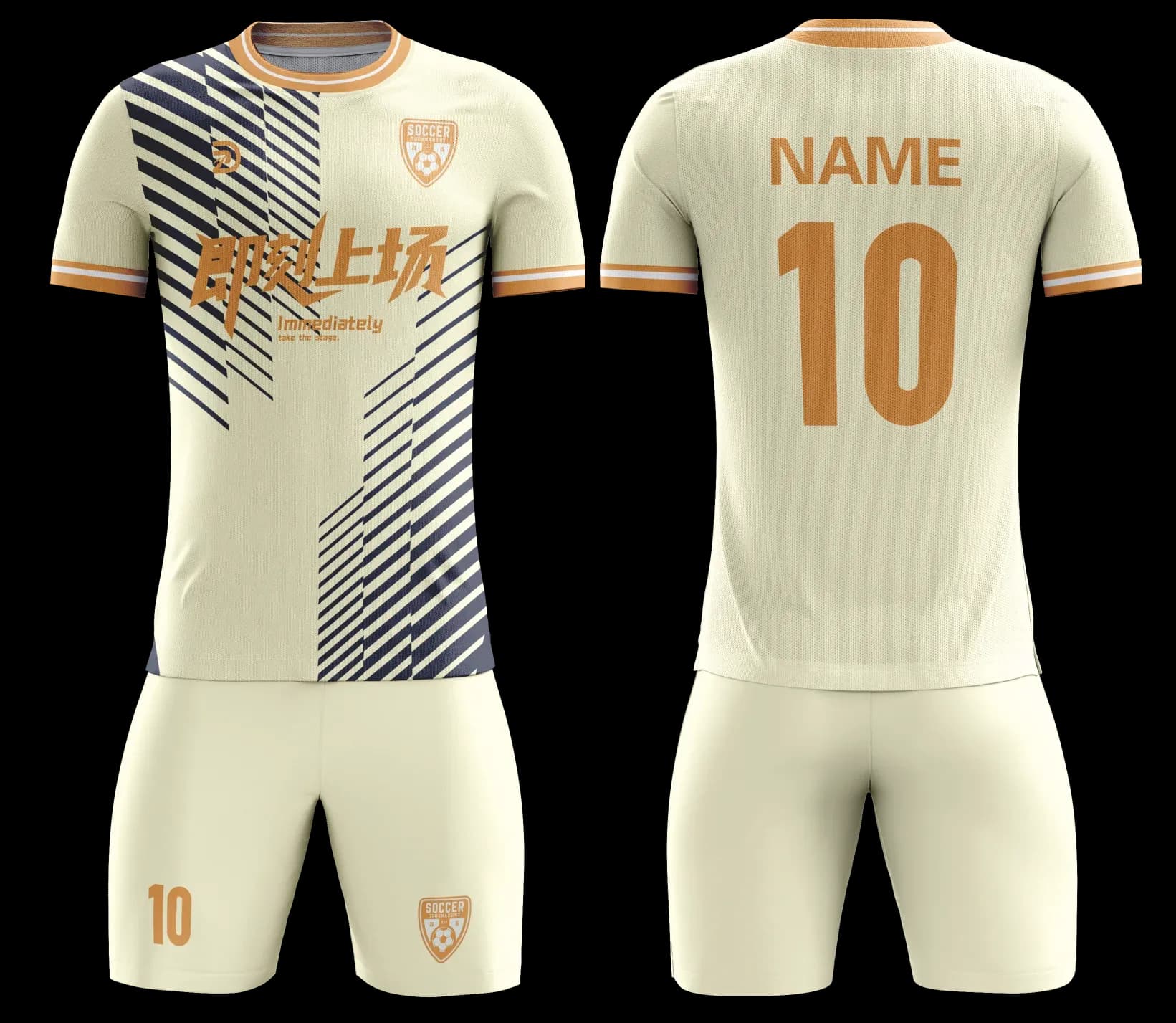 Custom soccer uniform design Z141JW