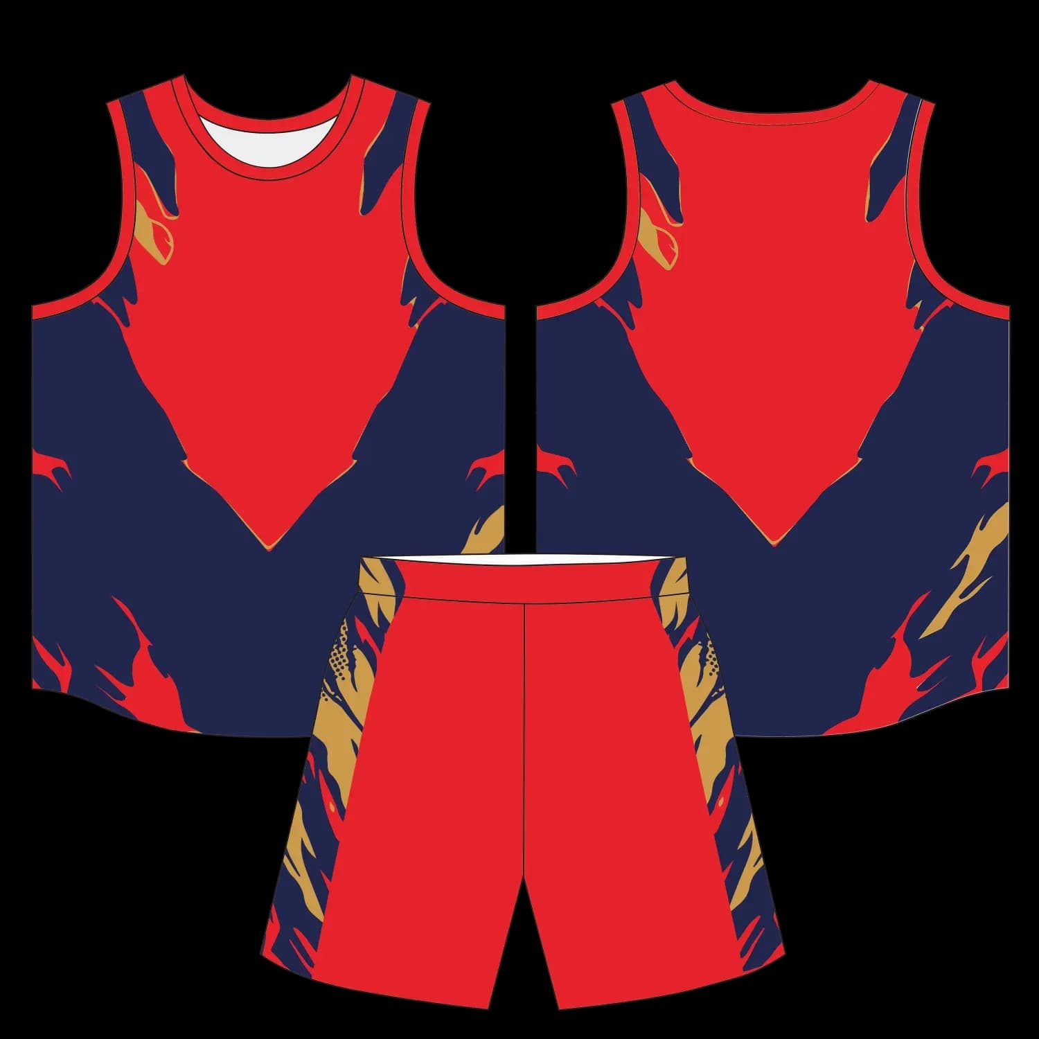Custom basketball uniform design B19JW