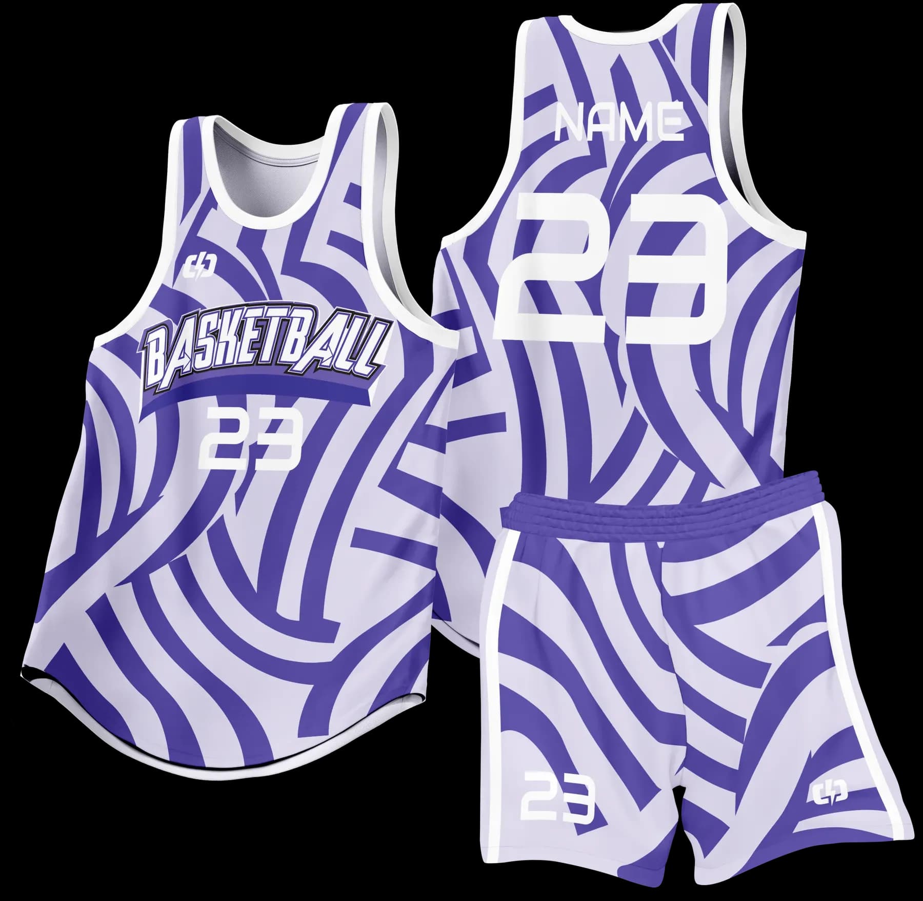 Custom basketball uniform design B84