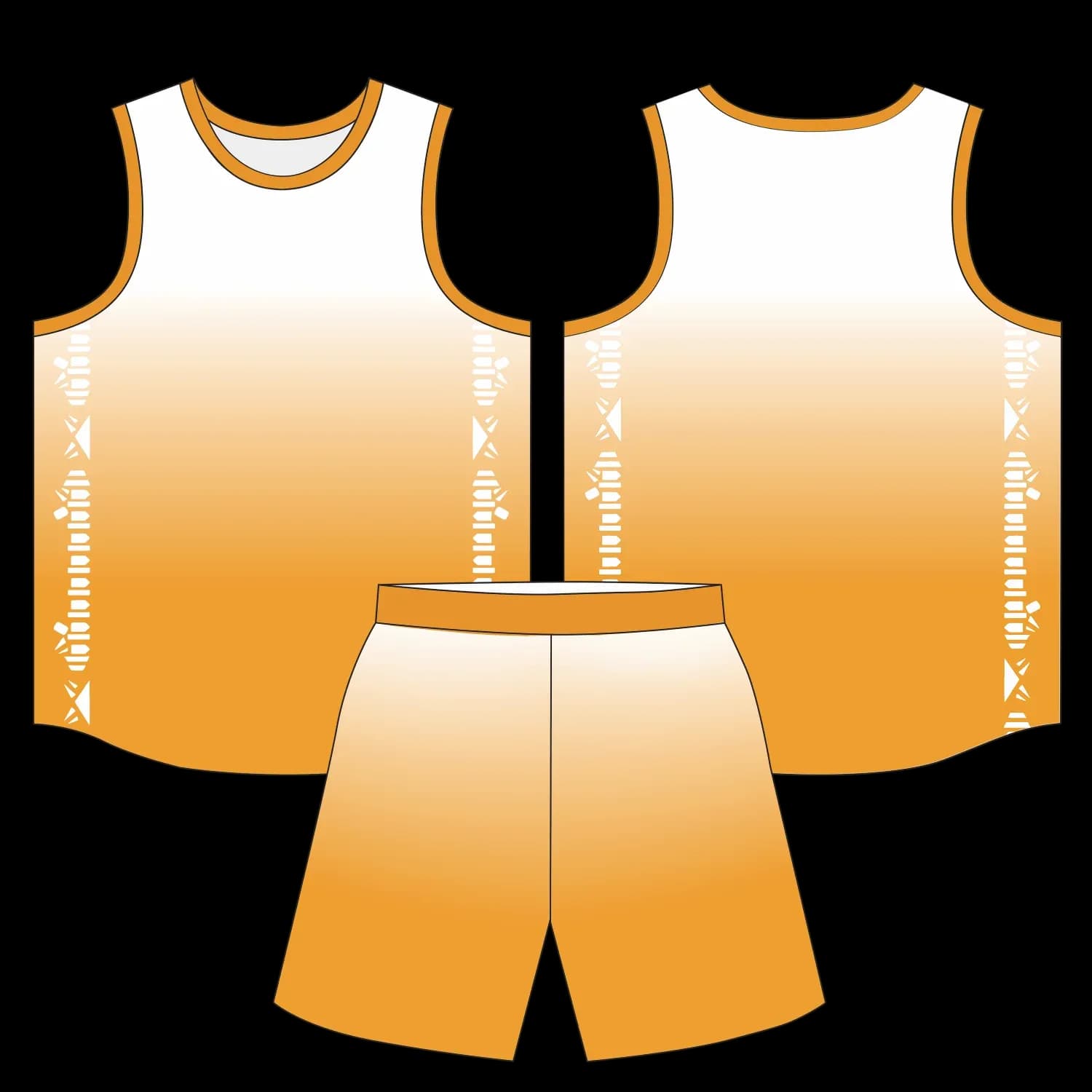 Custom basketball uniform design B100