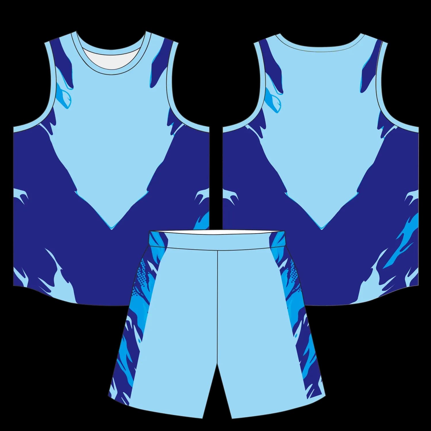 Custom basketball uniform design B19JW