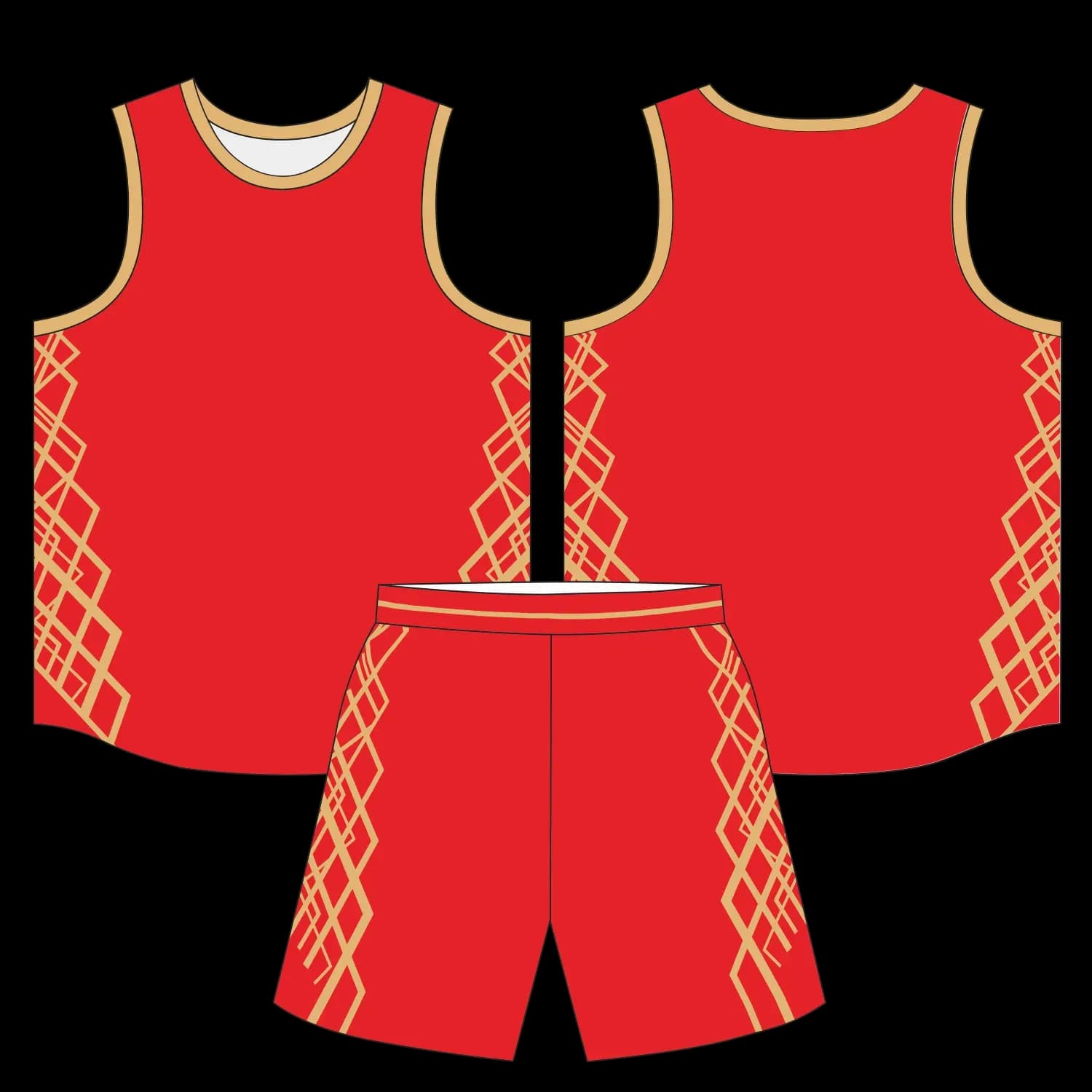 Custom basketball uniform design B33