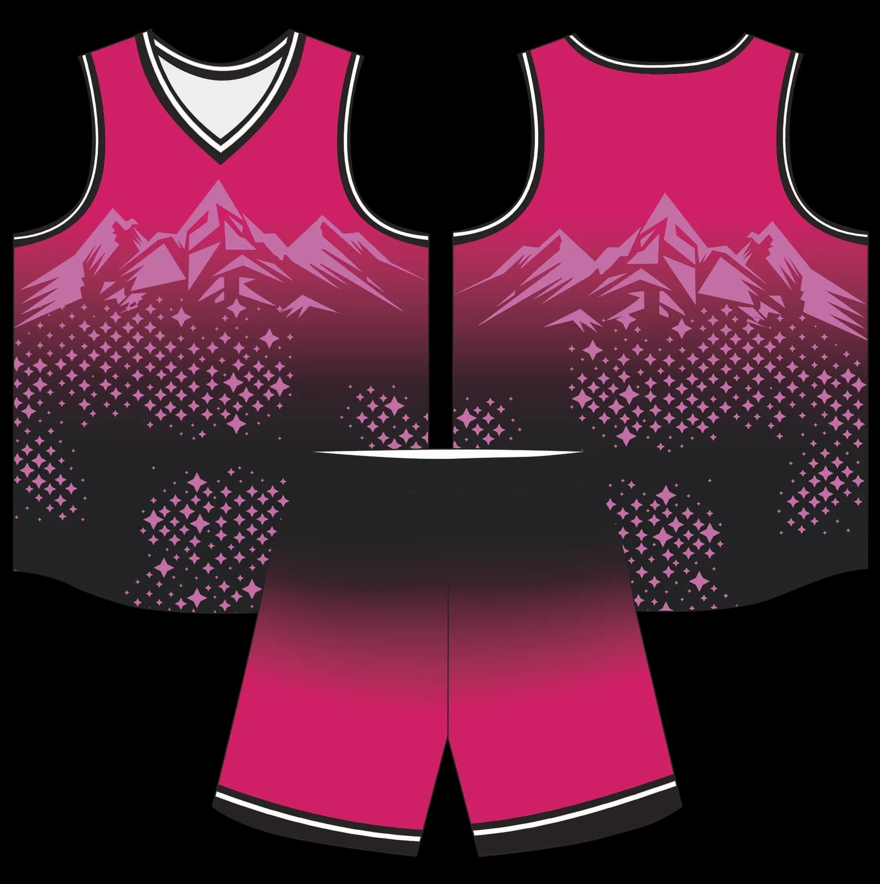 Custom basketball uniform design B95
