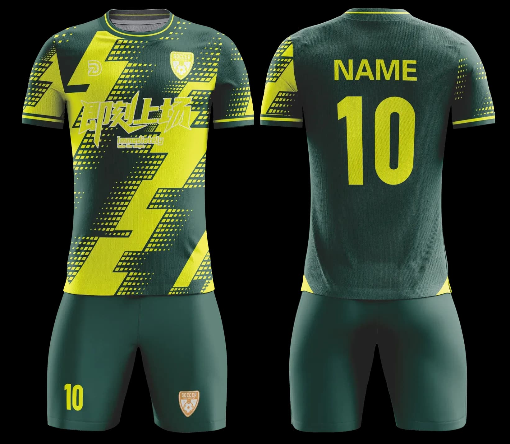 Custom soccer uniform design Z128JW