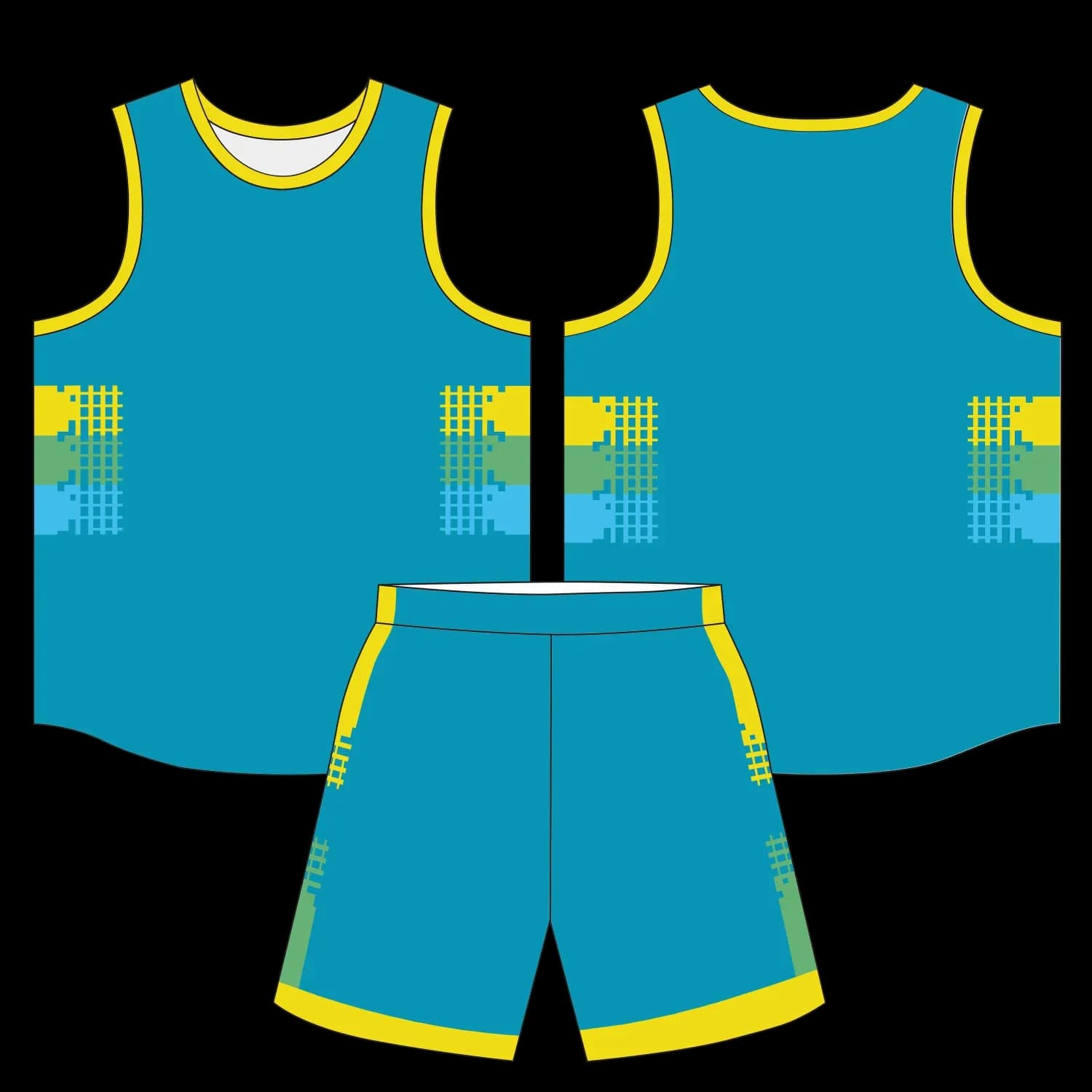 Custom basketball uniform design B66