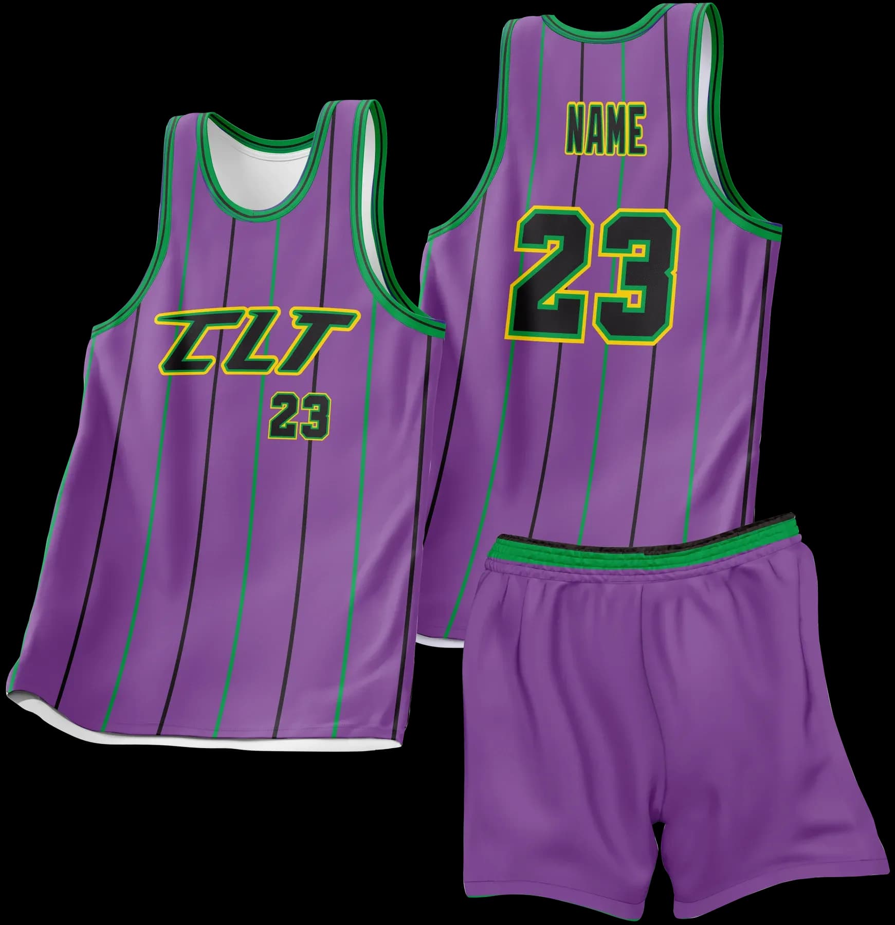 Custom basketball uniform design B12JW