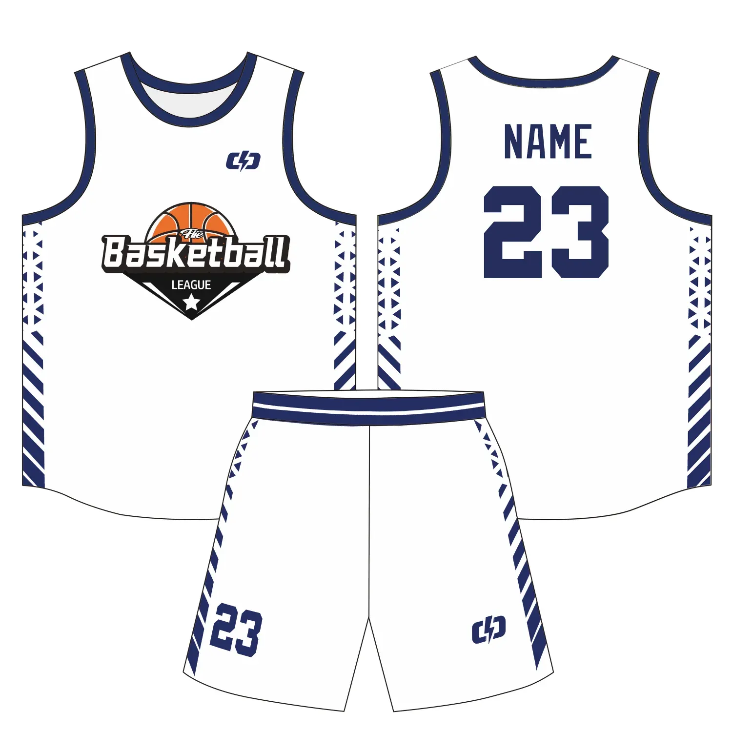 Custom basketball uniform design B32