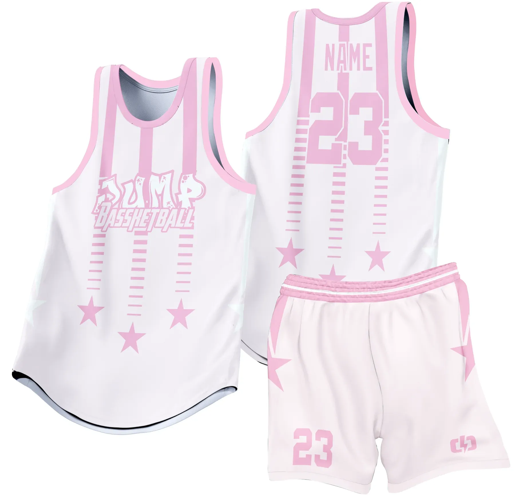 Custom basketball uniform design B38