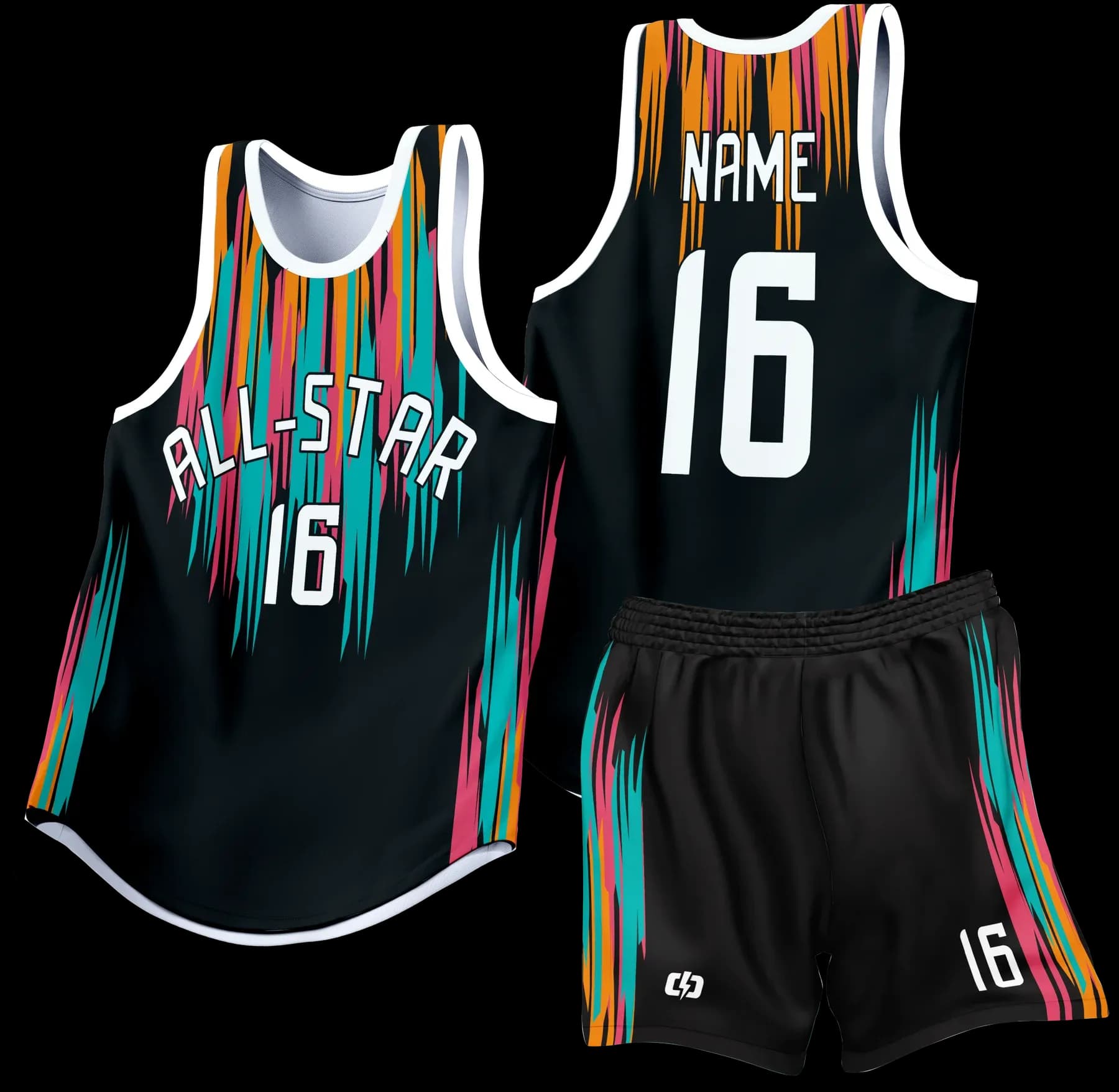 Custom basketball uniform design B67