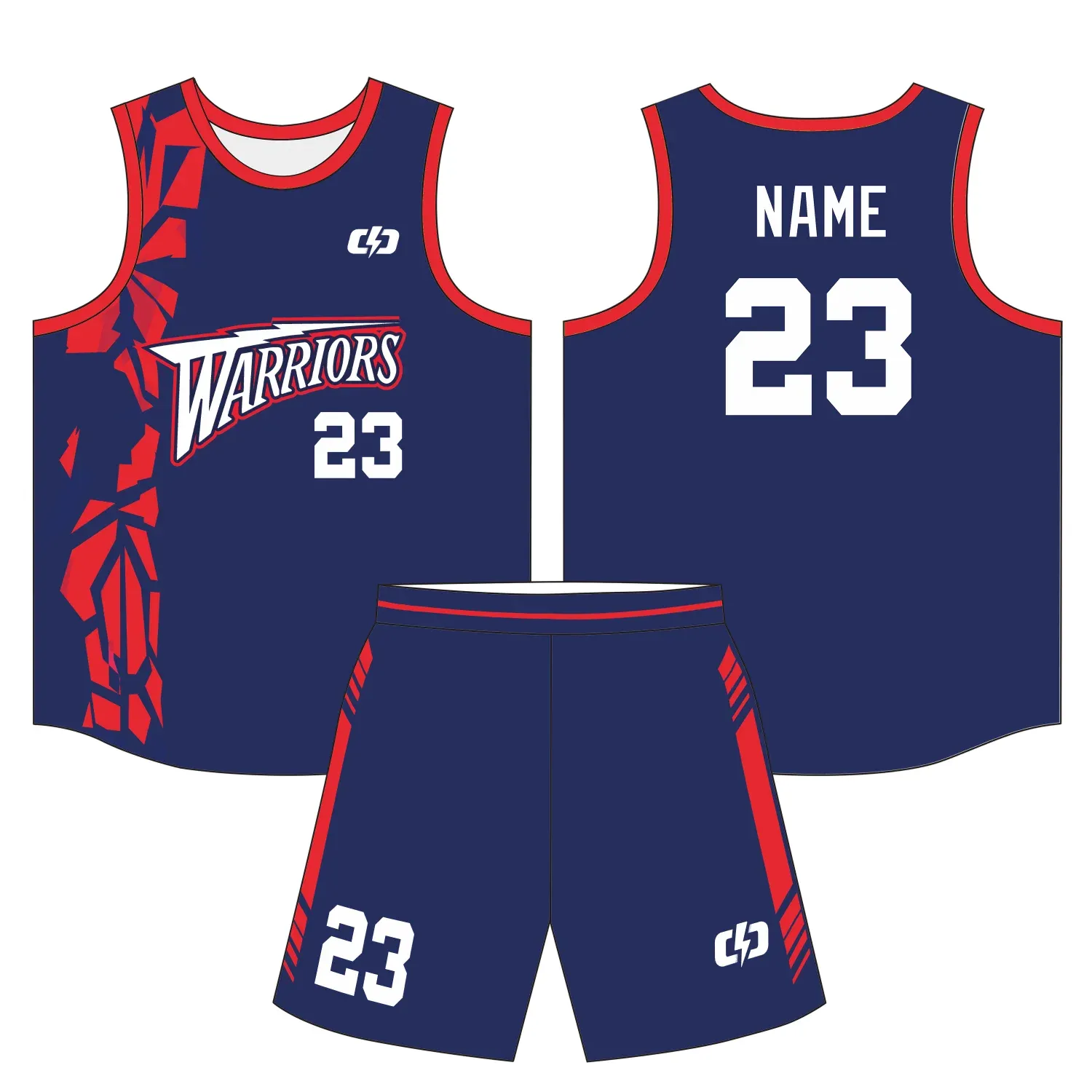 Custom basketball uniform design B35