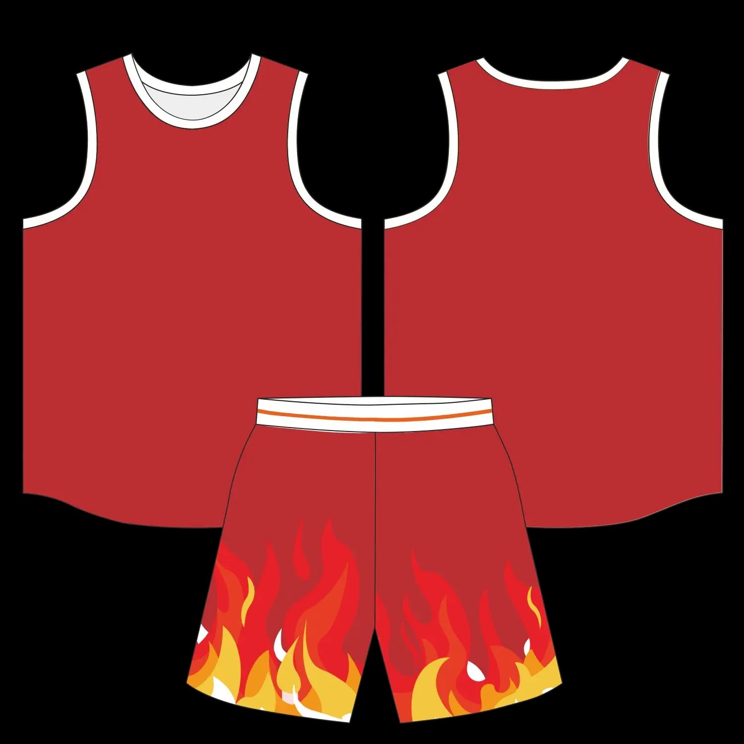 Custom basketball uniform design B29