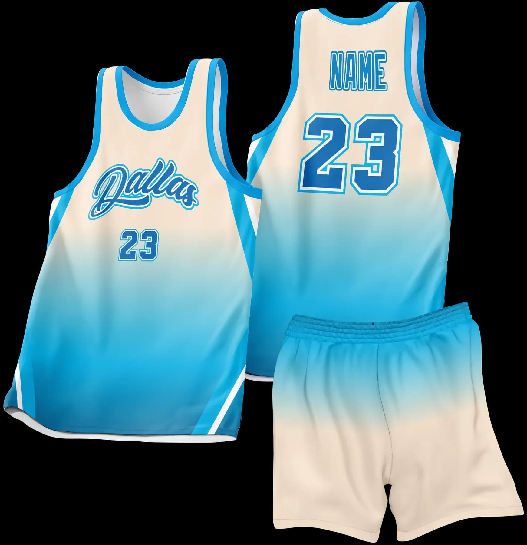 Custom basketball uniform design B16JW