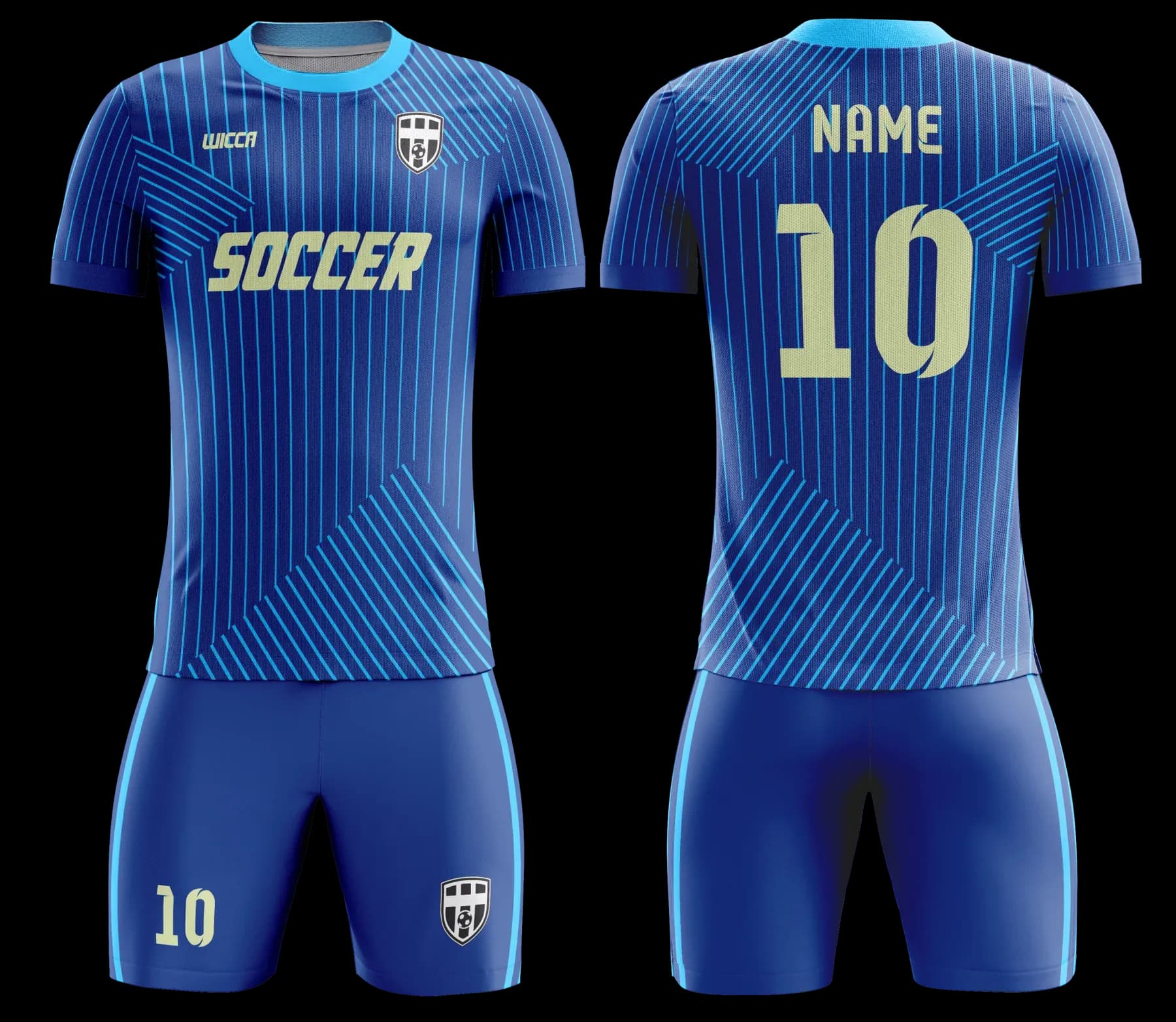 Custom soccer uniform design Z028JW