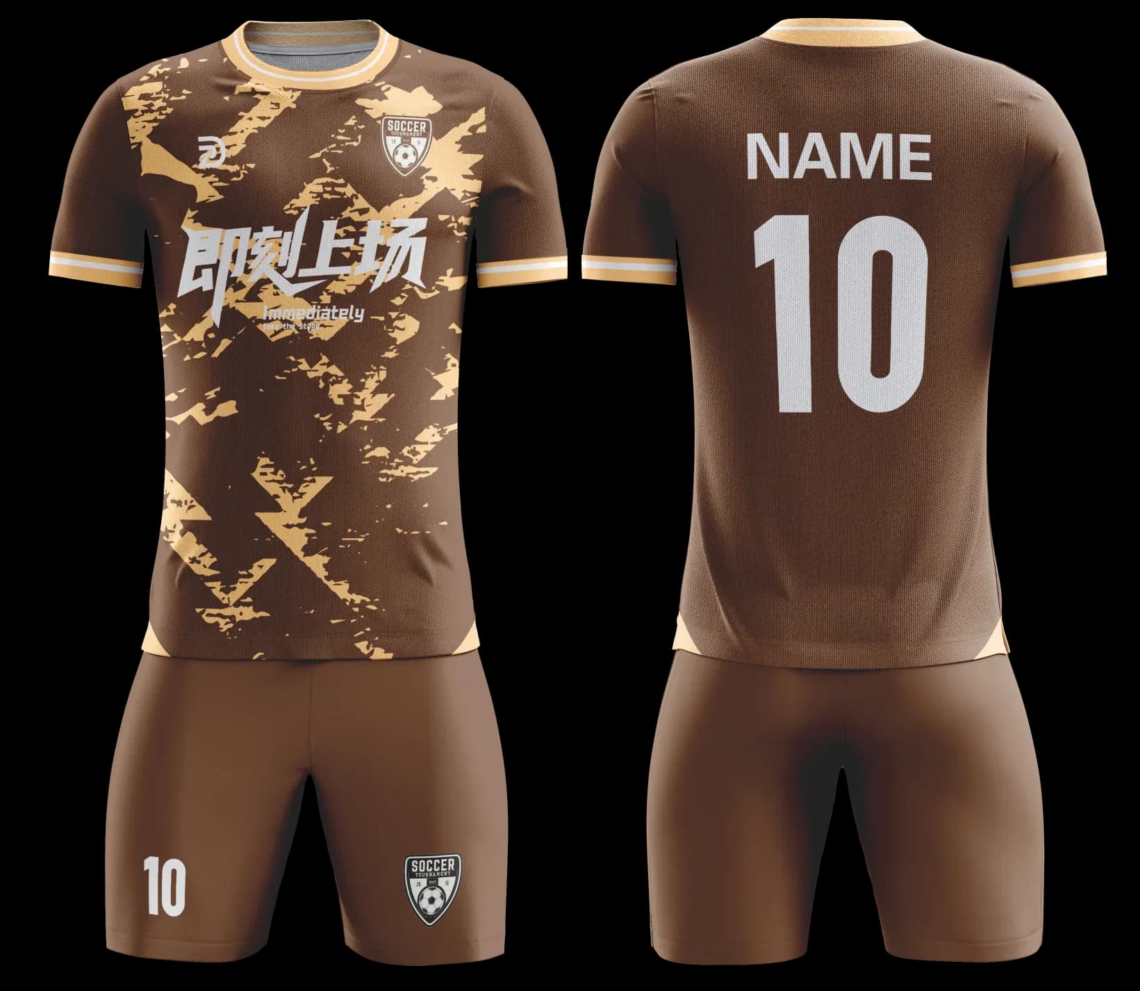 Custom soccer uniform design Z132JW