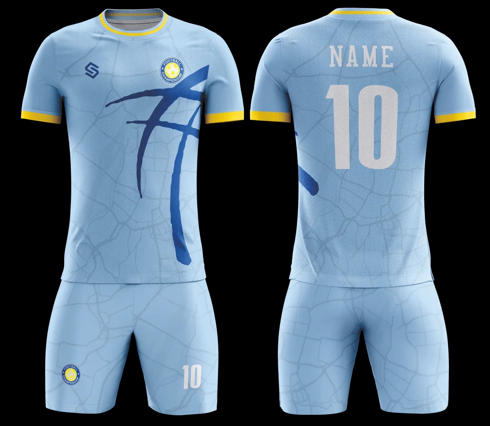 Custom soccer uniform design Z26HS