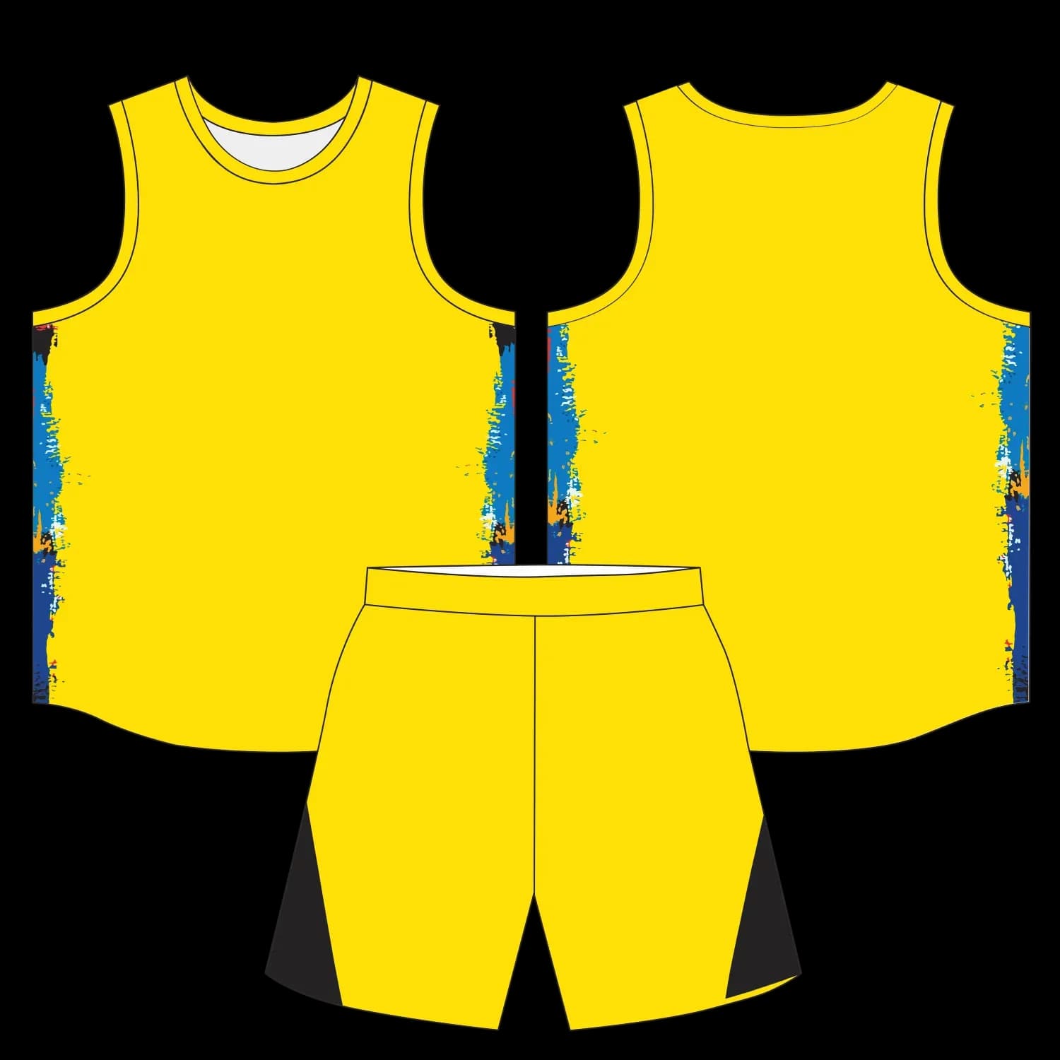 Custom basketball uniform design B13JW