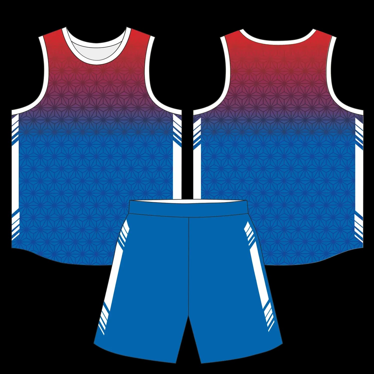 Custom basketball uniform design B34