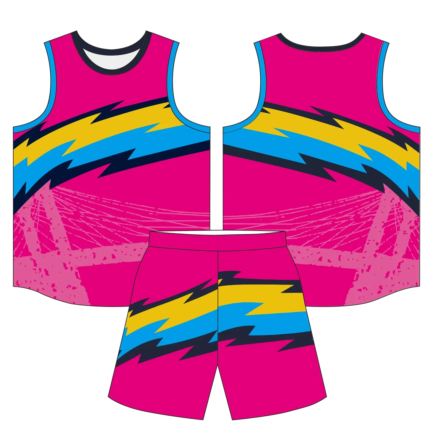 Custom basketball uniform design B64