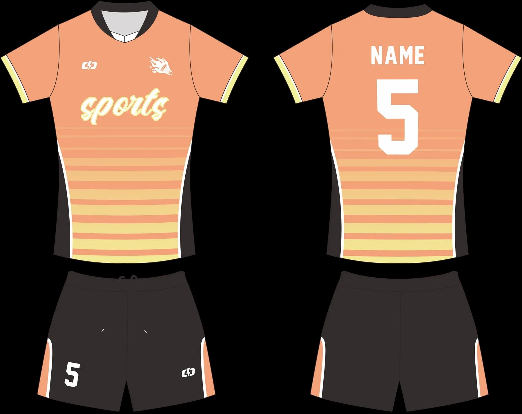 Custom volleyball uniform design UP27
