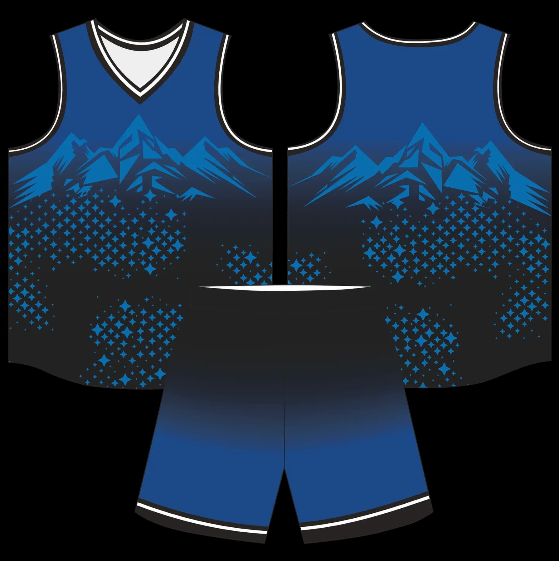 Custom basketball uniform design B95