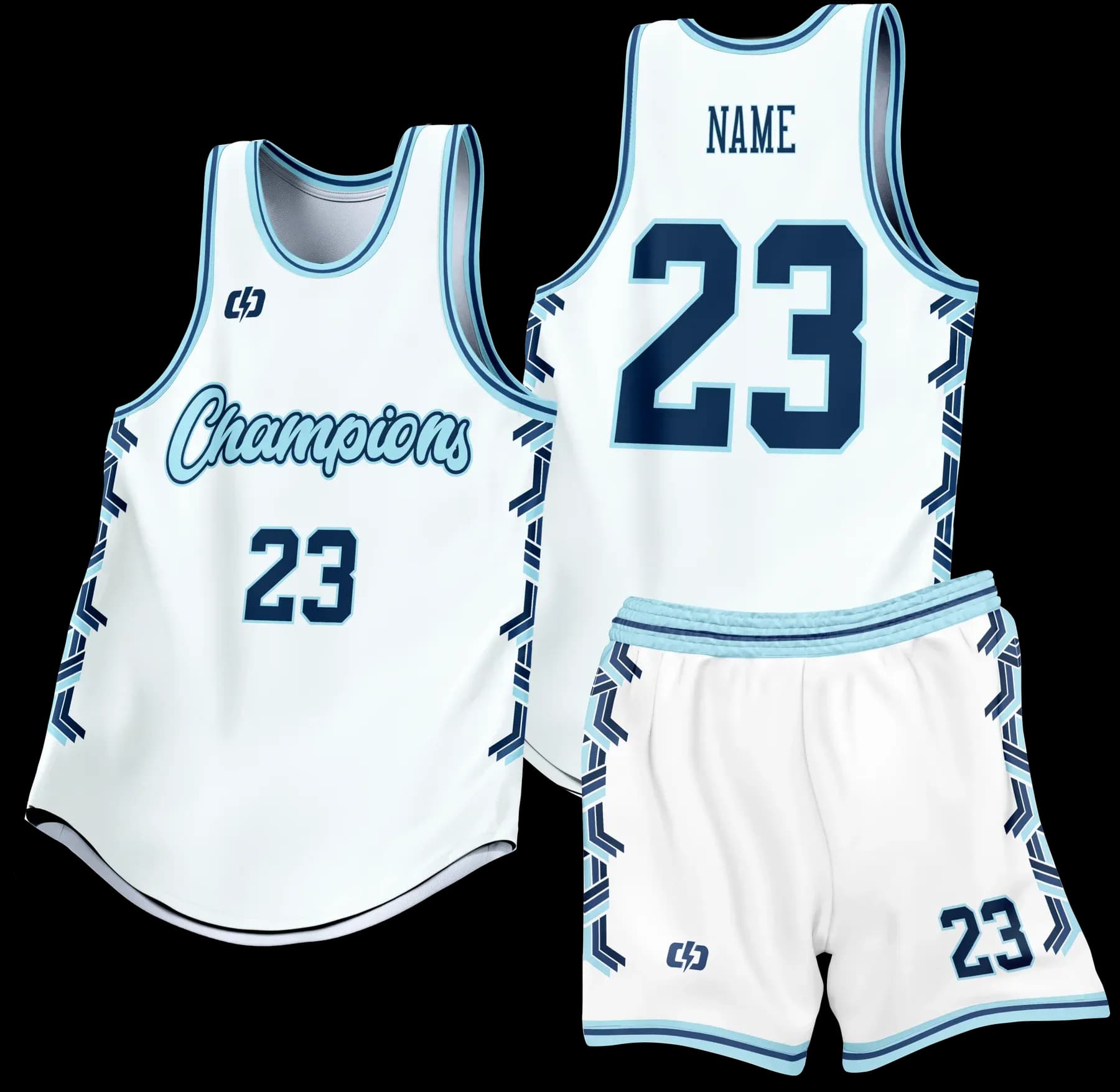 Custom basketball uniform design B69