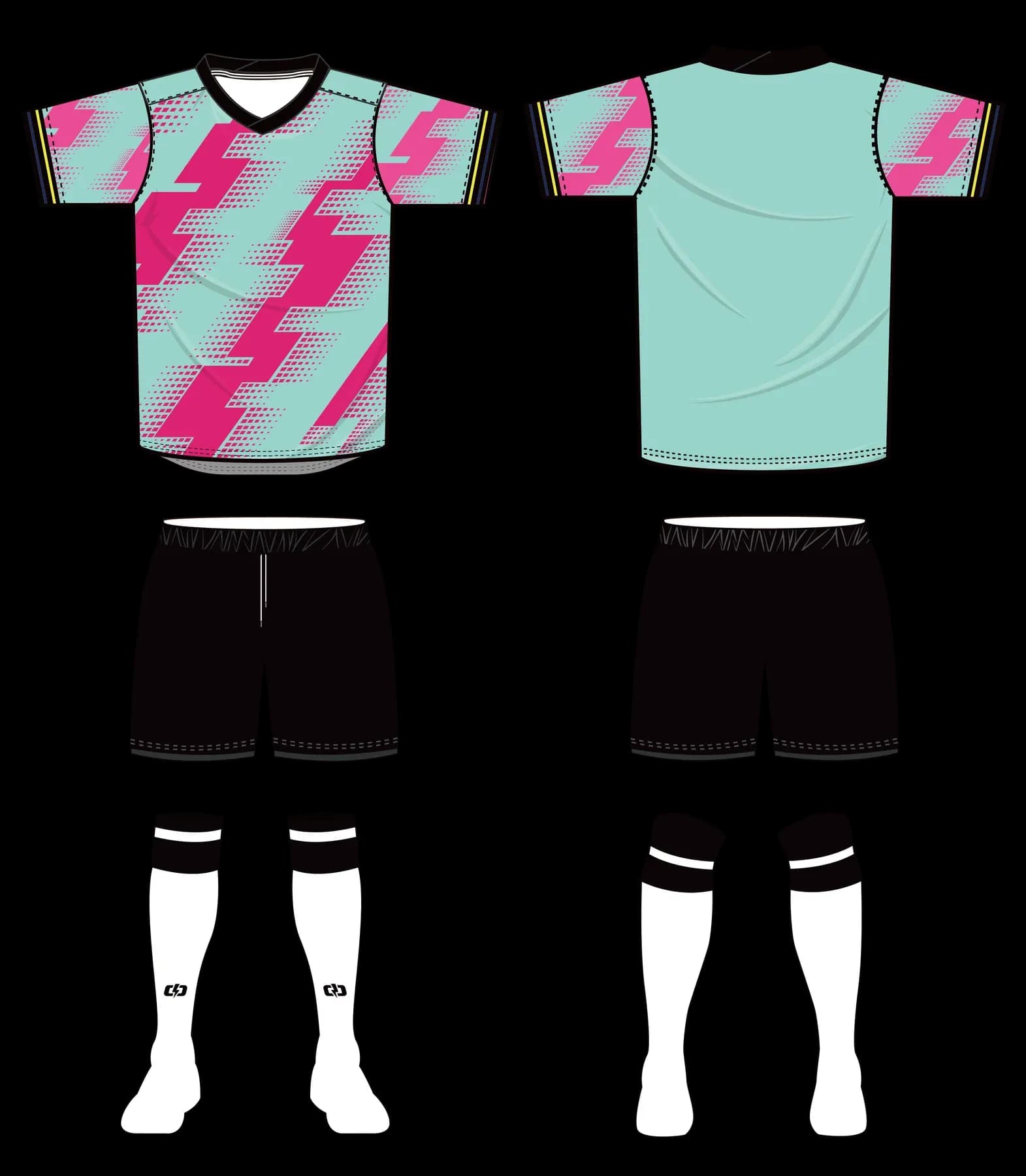 Custom soccer uniform design ZQF20240910