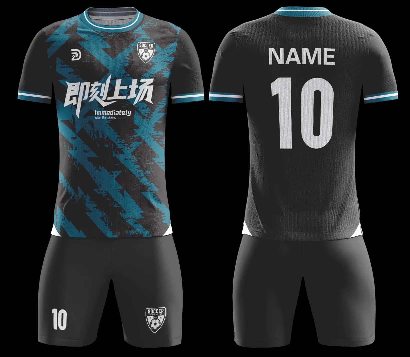 Custom soccer uniform design Z132JW