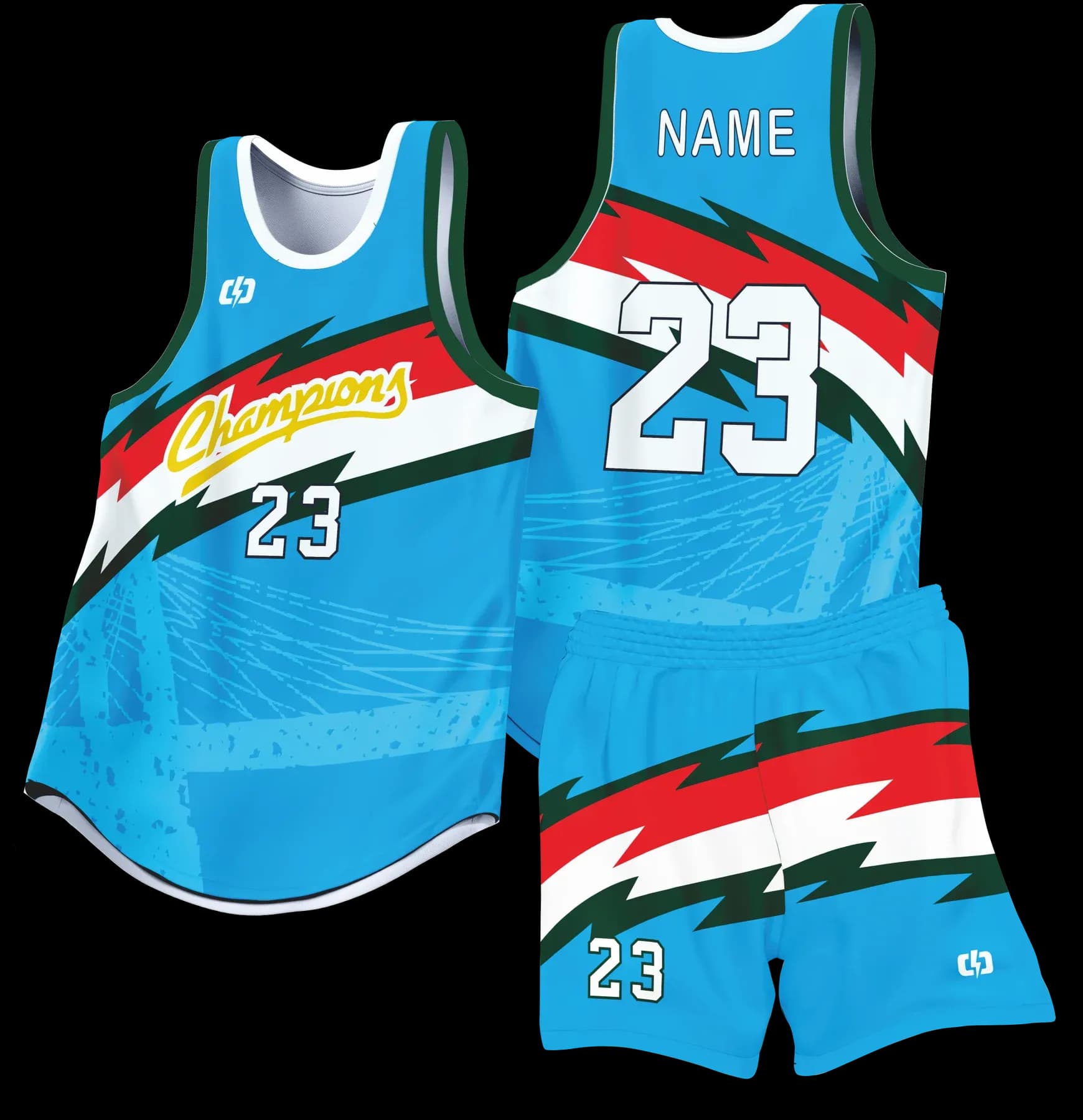 Custom basketball uniform design B64
