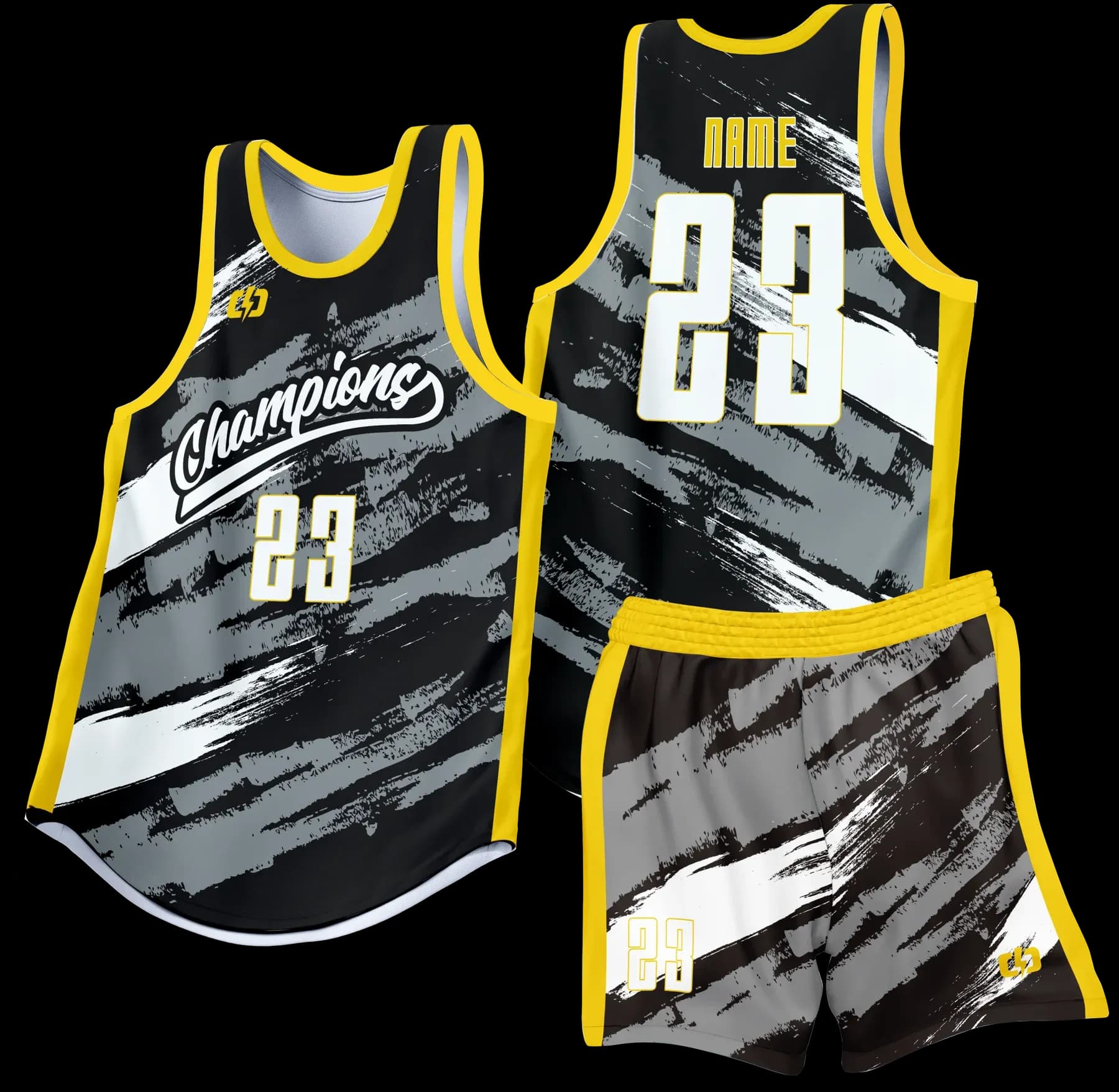 Custom basketball uniform design B73