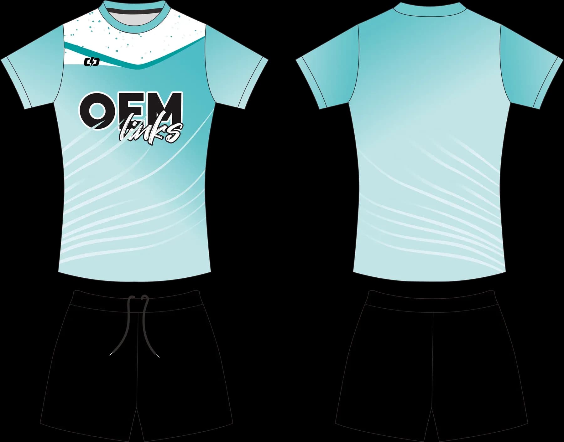 Custom volleyball uniform design UP57