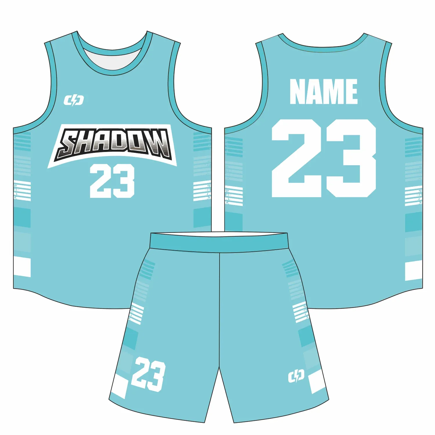 Custom basketball uniform design B78