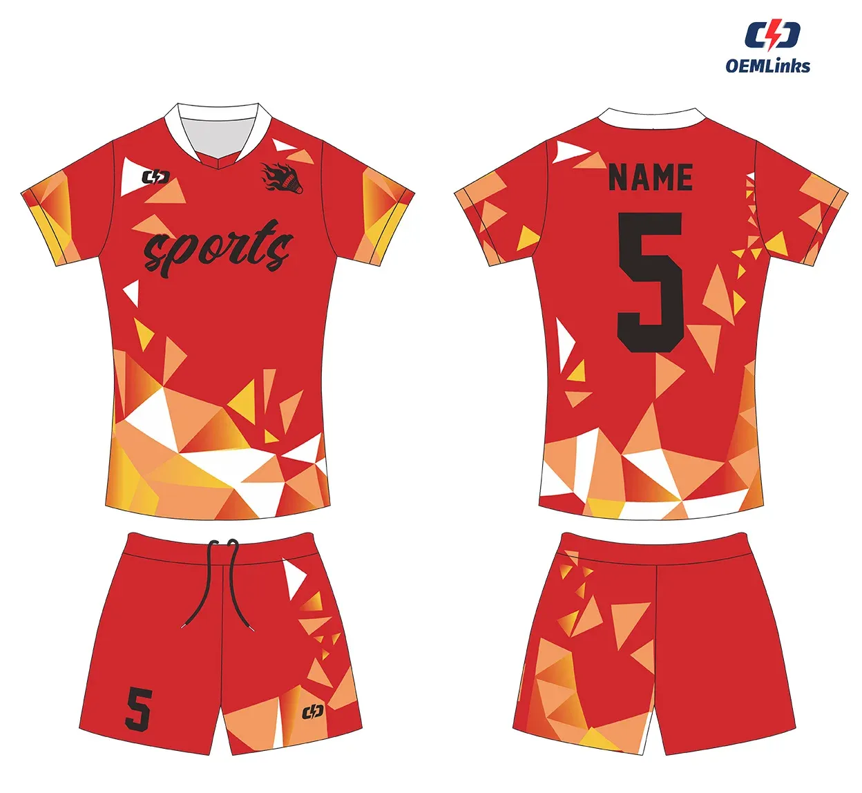 Custom volleyball uniform design UP37