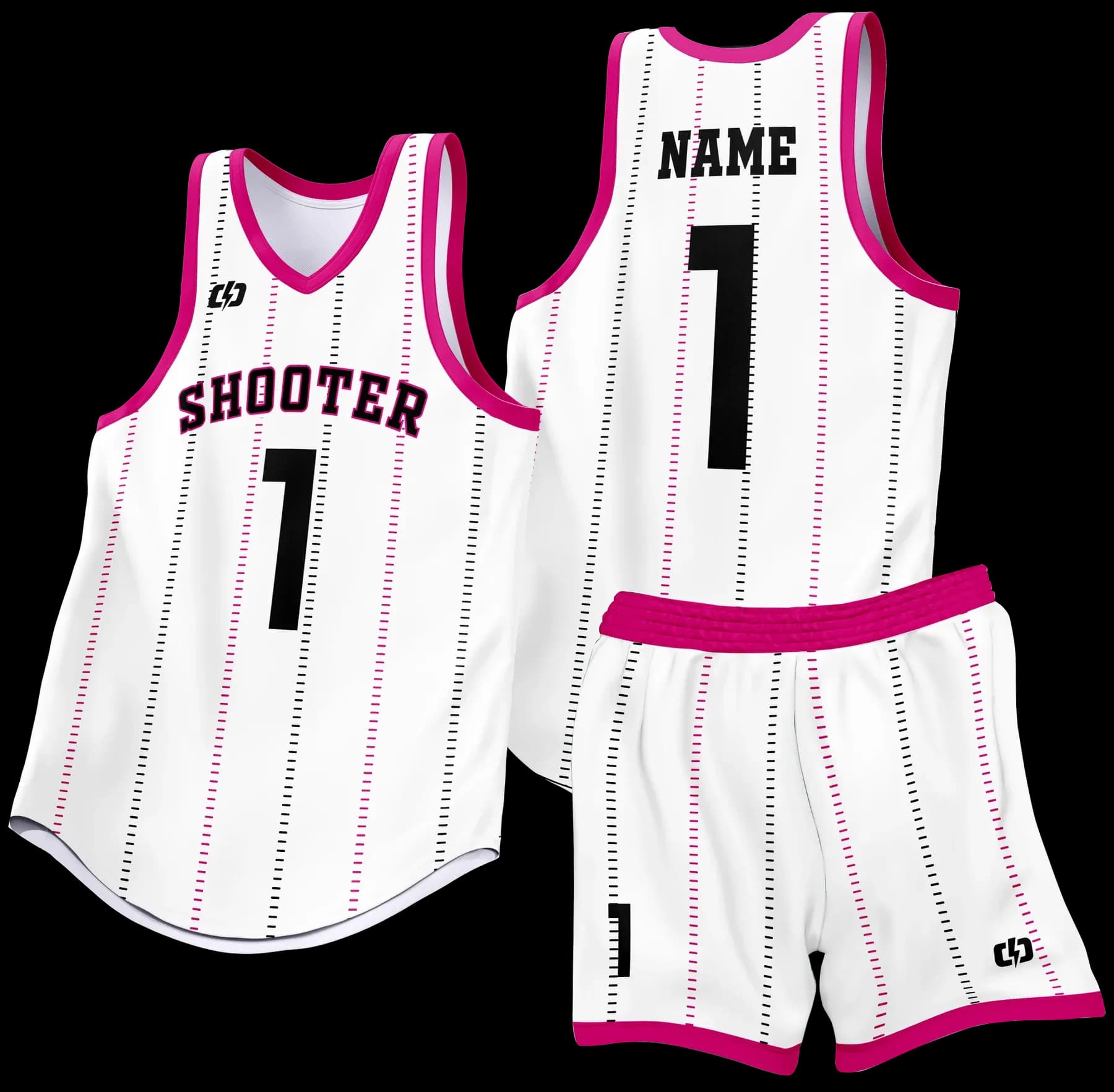 Custom basketball uniform design B98