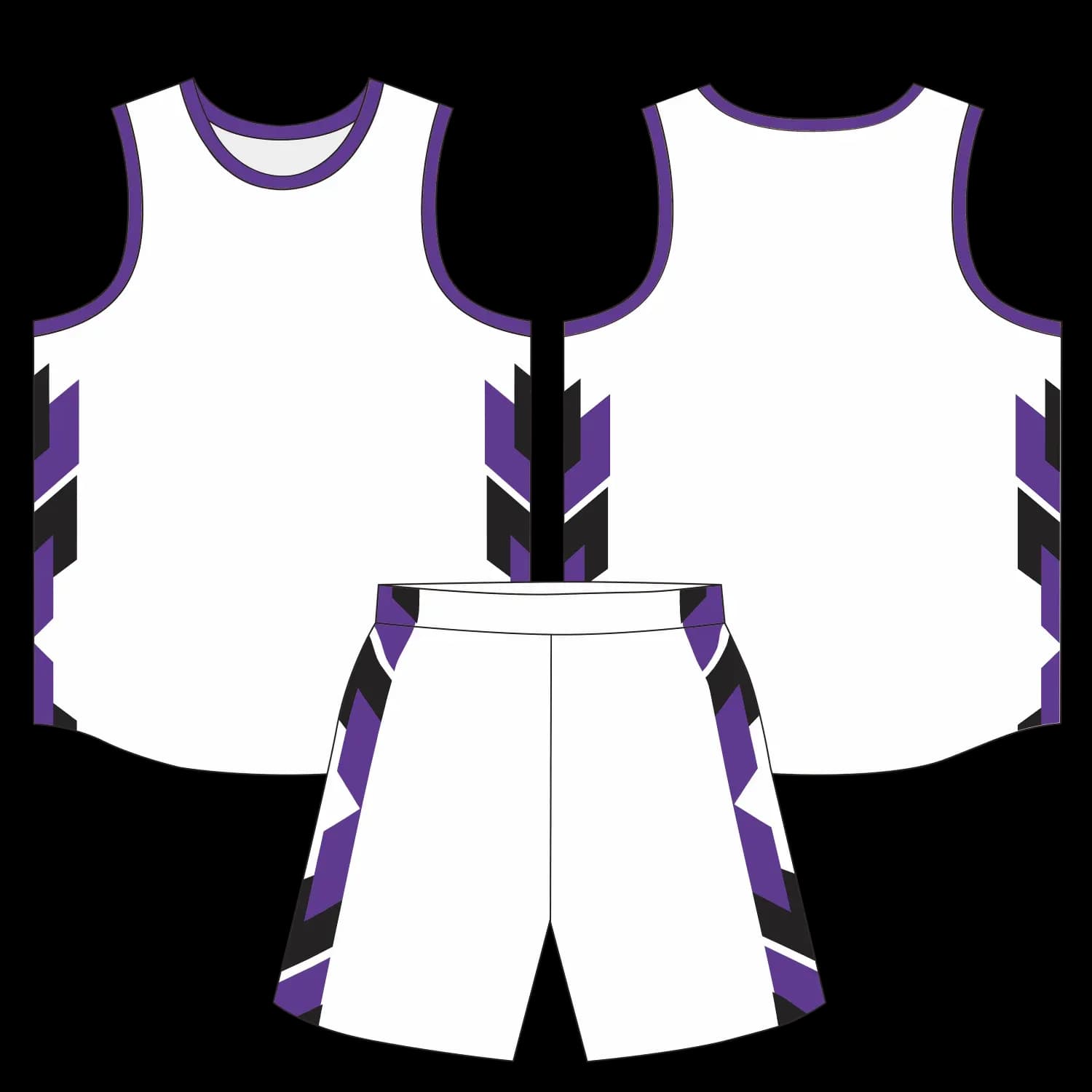 Custom basketball uniform design B23JW