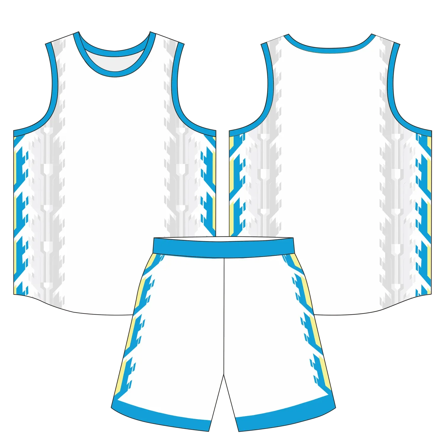Custom basketball uniform design B88