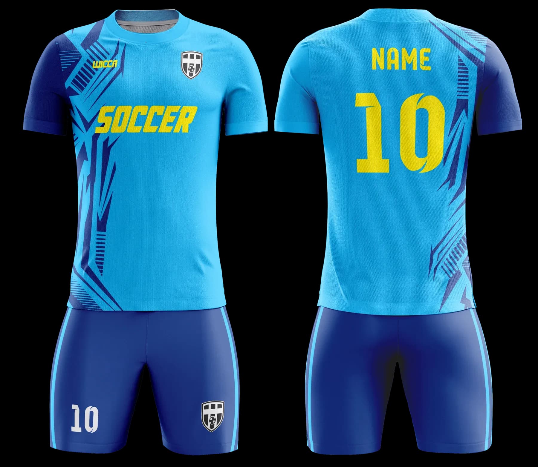 Custom soccer uniform design Z032JW