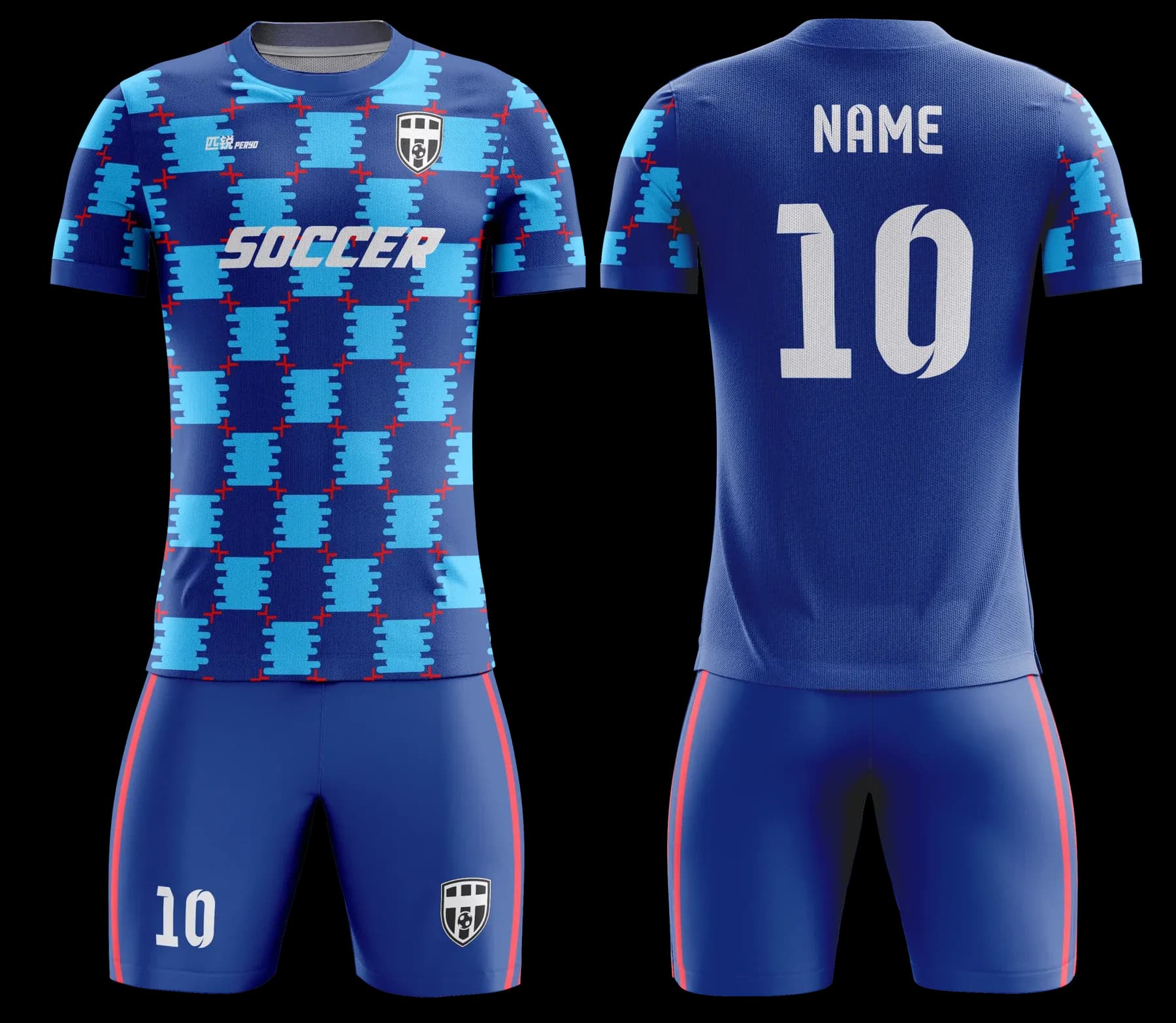 Custom soccer uniform design Z041JW