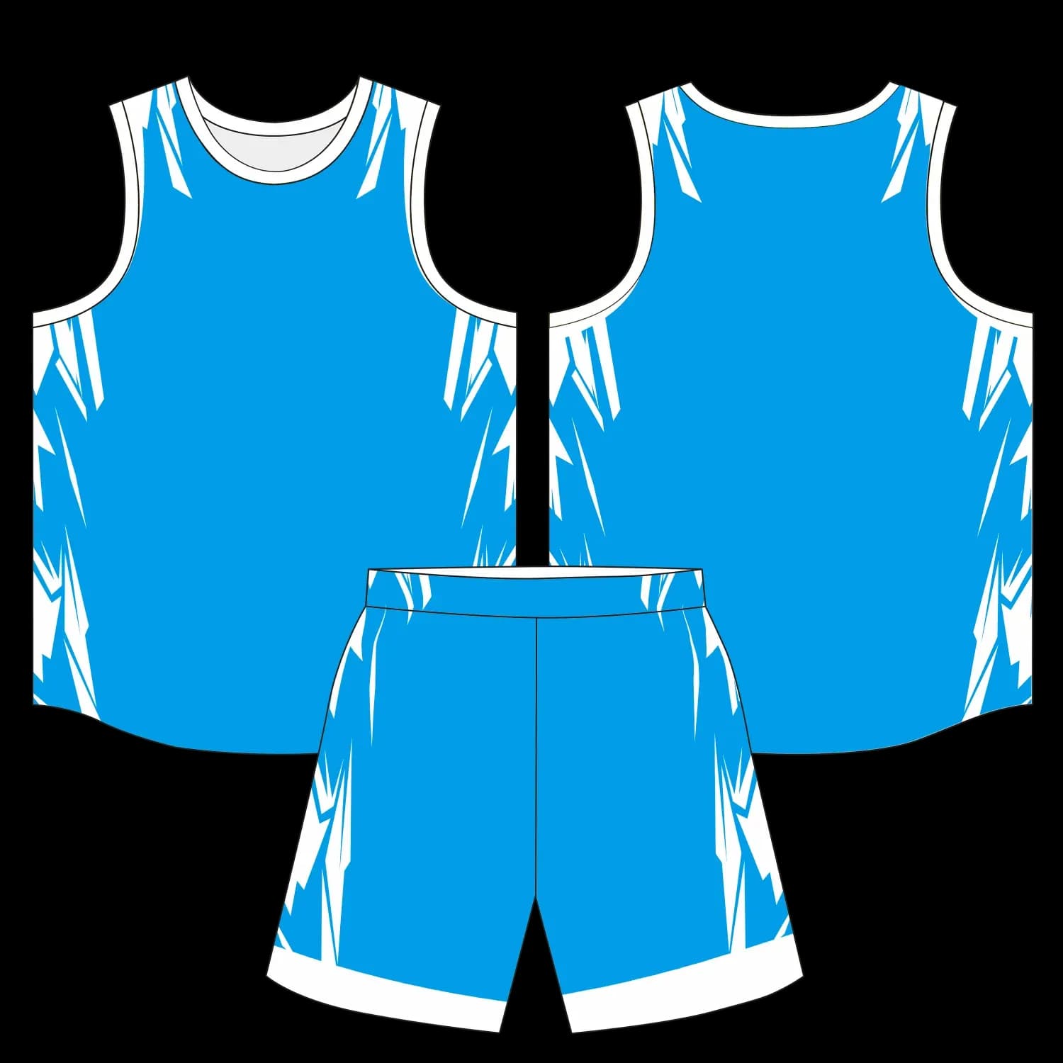 Custom basketball uniform design B83