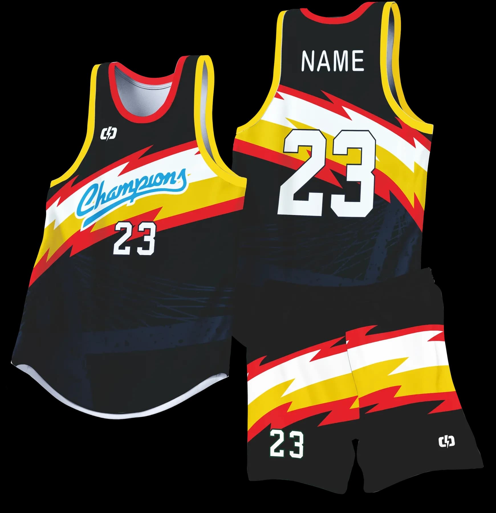 Custom basketball uniform design B64