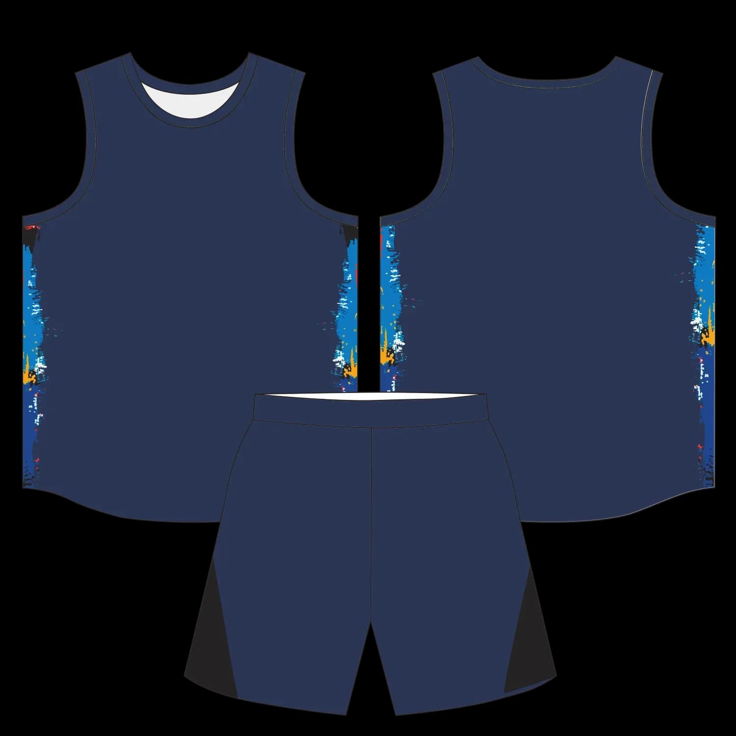 Custom basketball uniform design B13JW